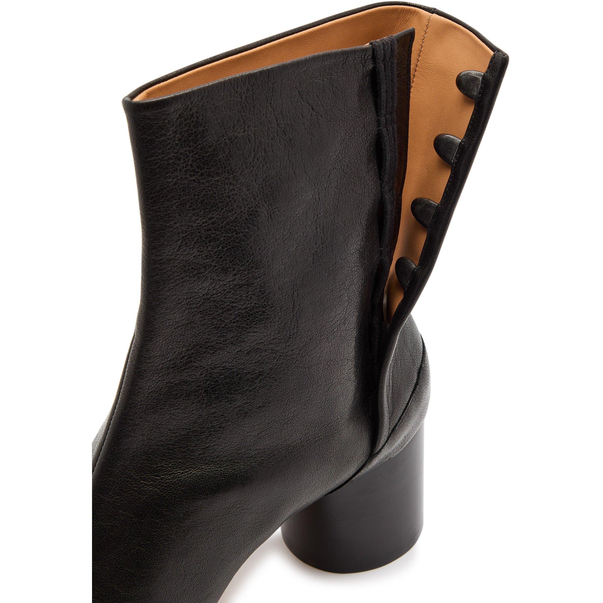BLACK - Maison Margiela - TABI ANKLE BOOTS H60 - 5