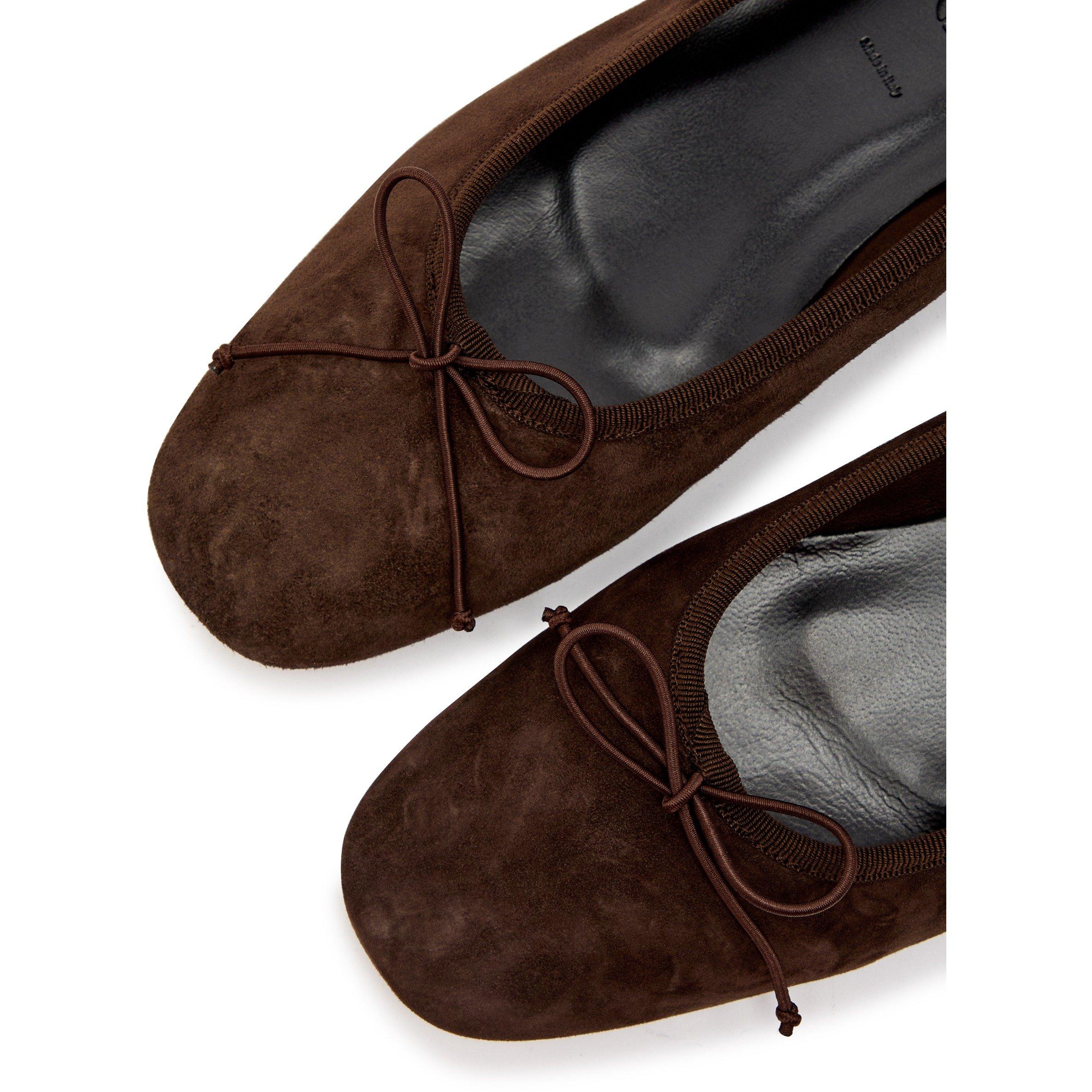 BROWN - Aeyde - TIBY KID SUEDE LEATHER MOKA - 4