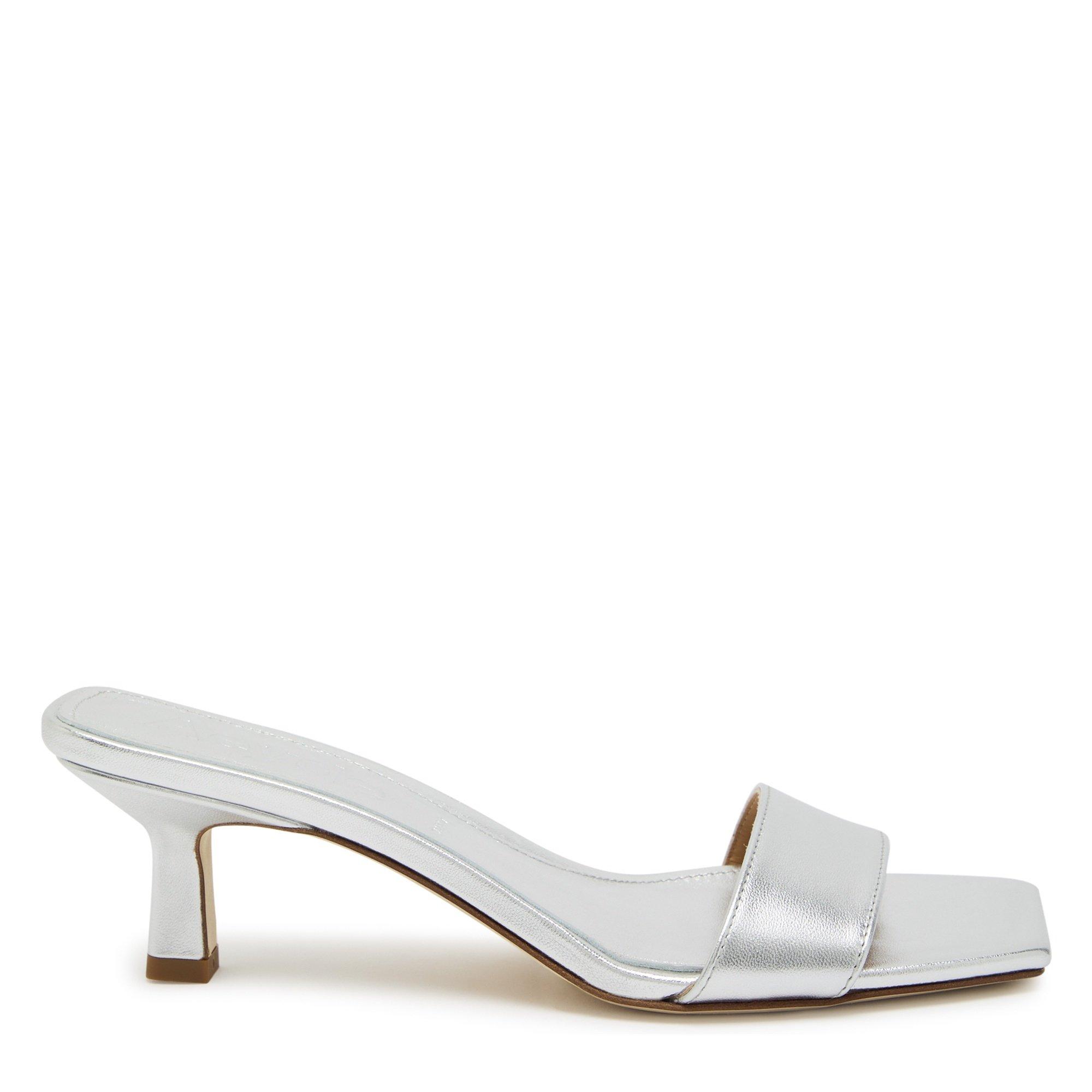 SILVER - Aeyde - GILLY LAMINATED NAPPA LEATHER - 1