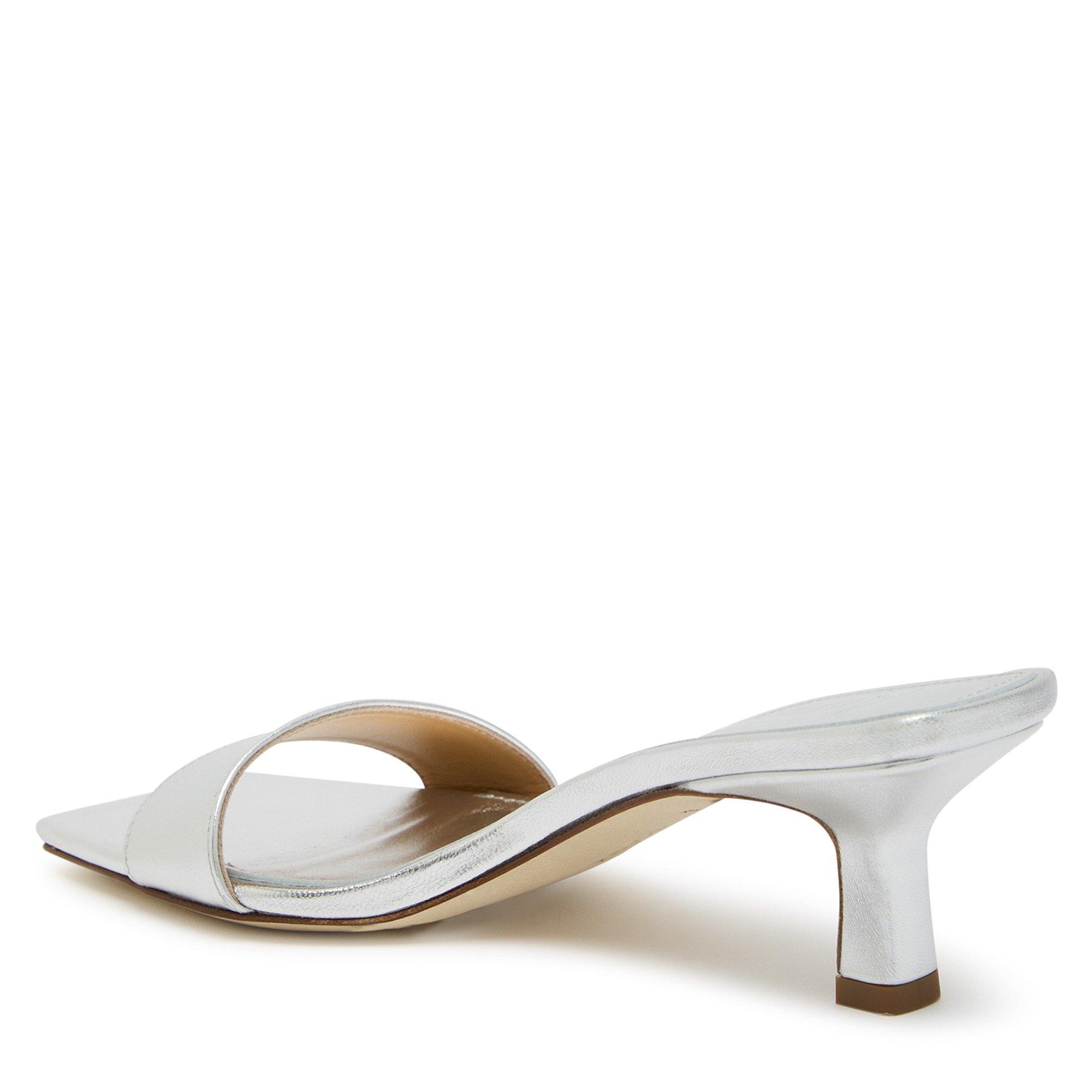 SILVER - Aeyde - GILLY LAMINATED NAPPA LEATHER - 2