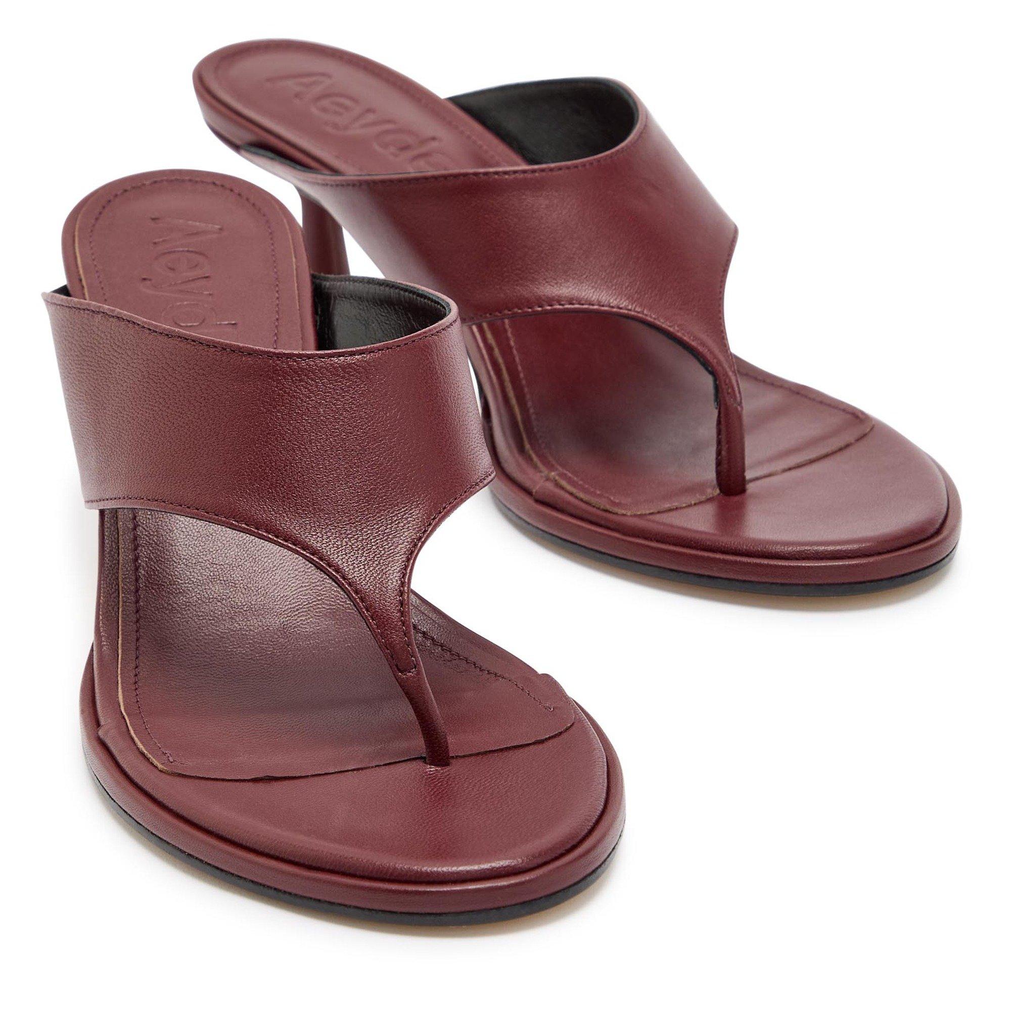 BROWN - Aeyde - OLENNA NAPPA LEATHER PORT - 3
