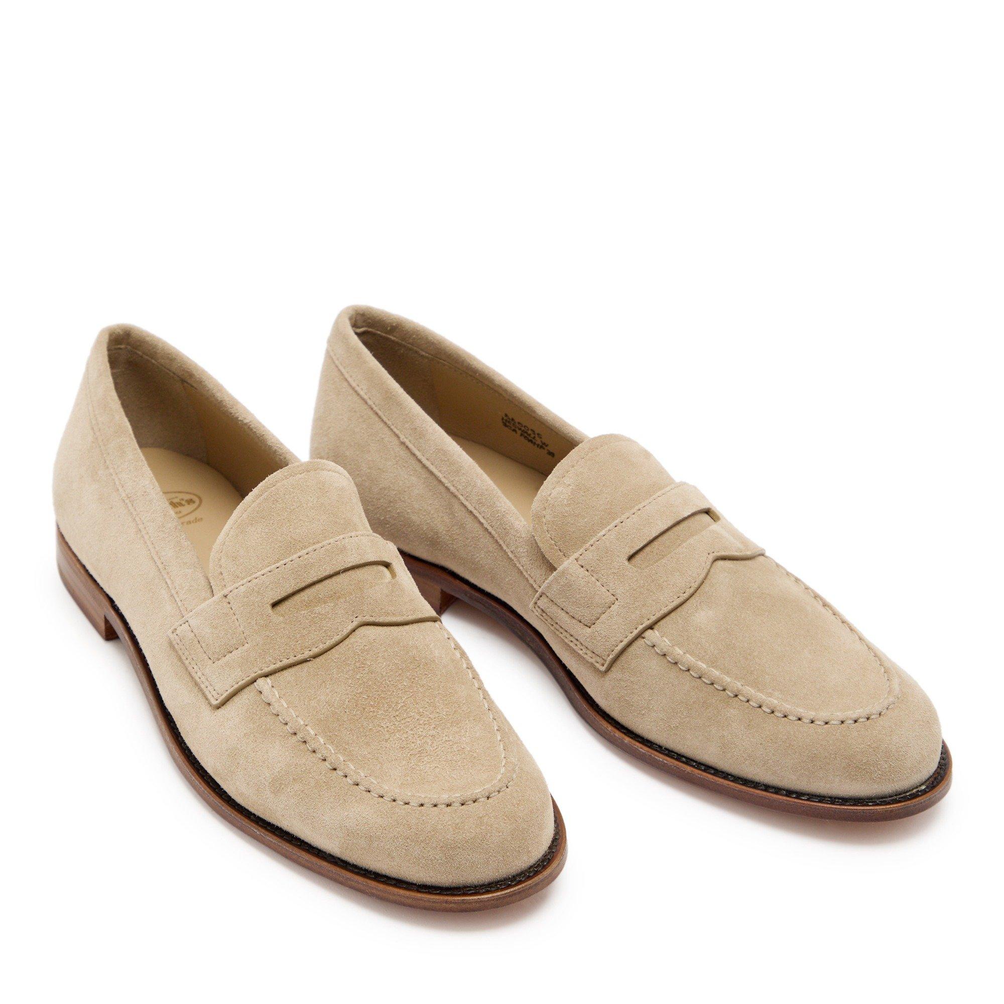 SAND - Churchs - Women's Heswall Suede Loafers - 3