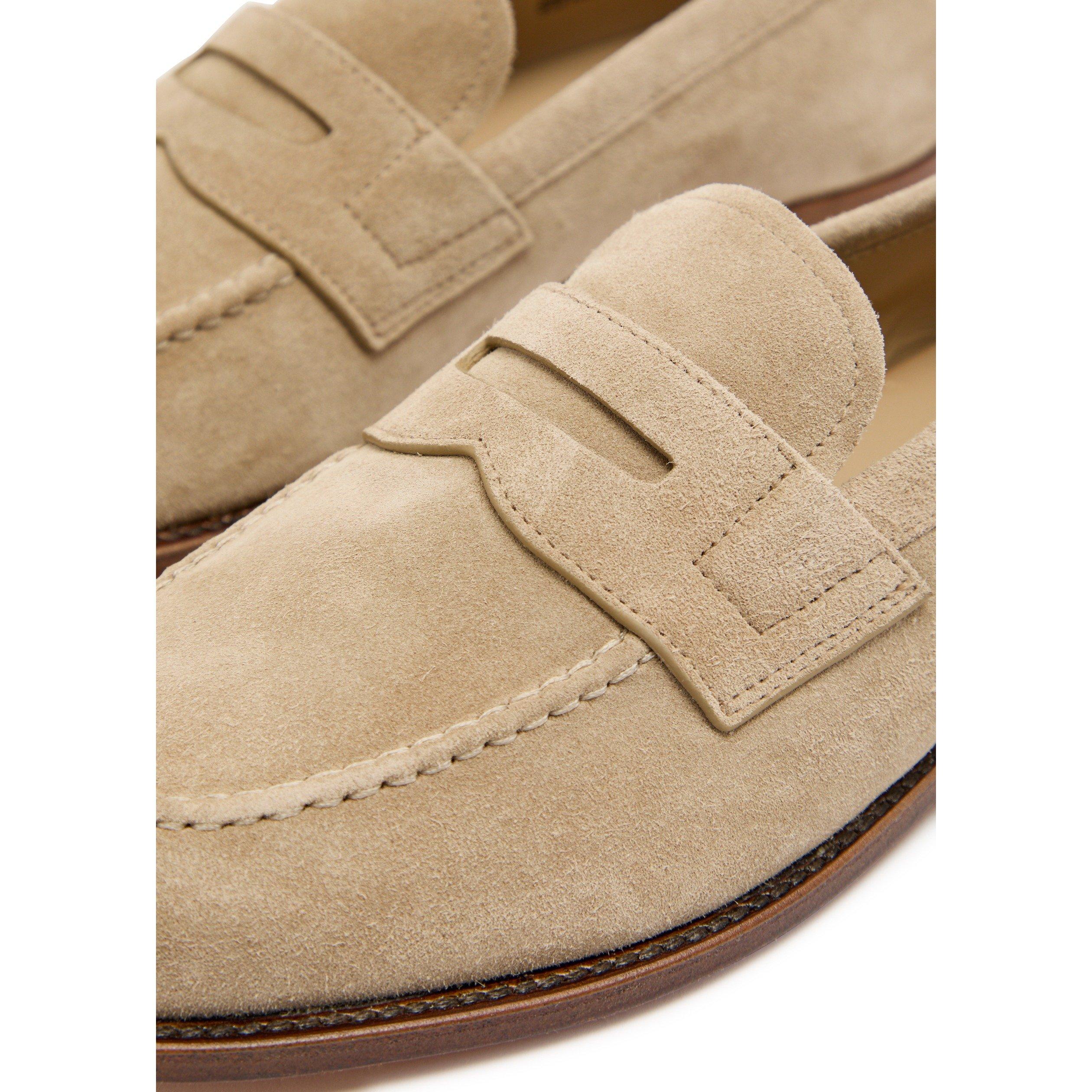 SAND - Churchs - Women's Heswall Suede Loafers - 4