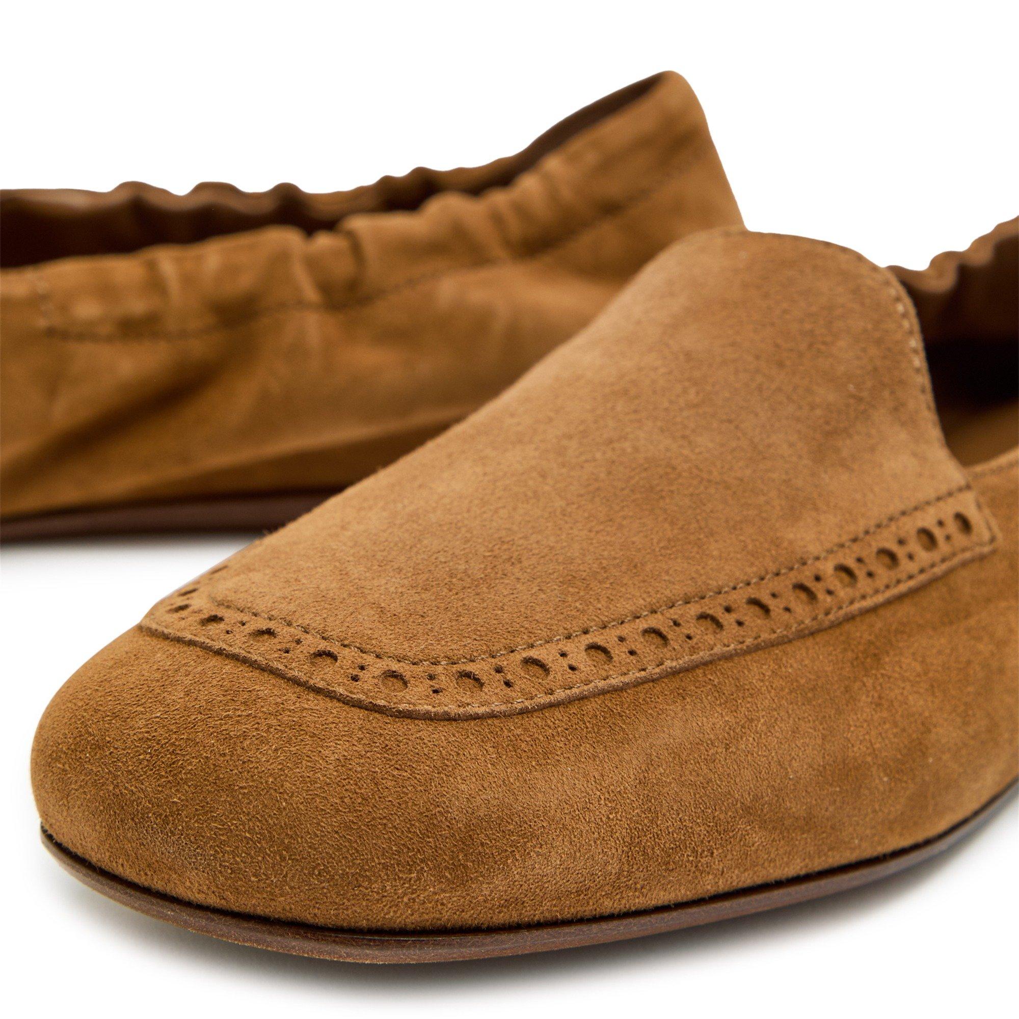 BROWN - Churchs - Women's Rika Suede Loafers - 4
