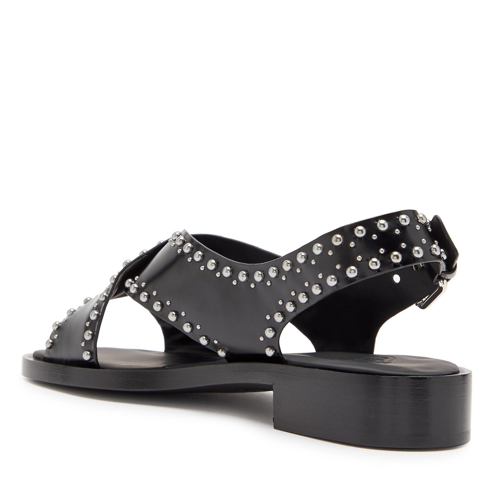 BLACK - Churchs - Women's Remi Leather Flat Sandals - 2