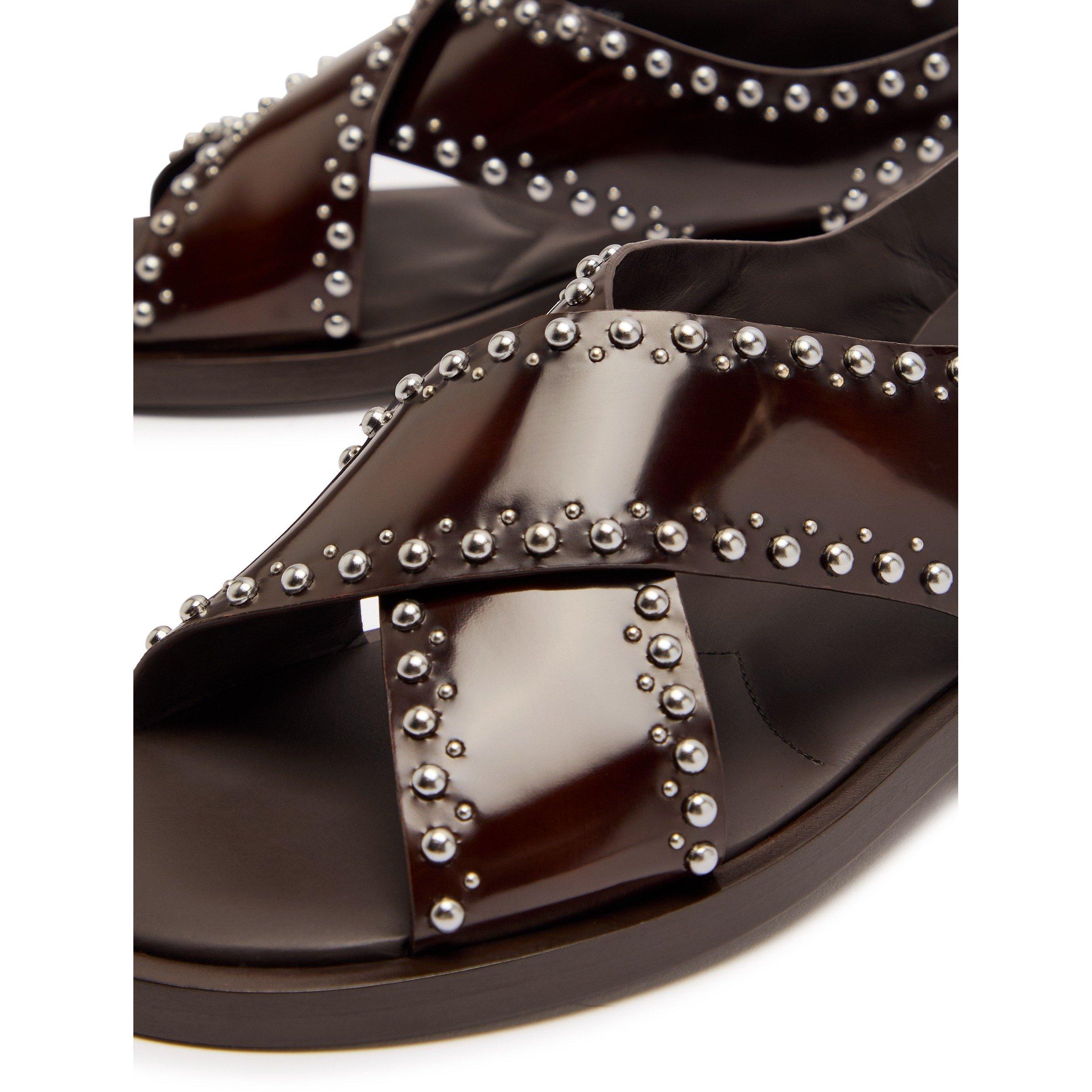 BROWN - Churchs - Women's Remi Flat Sandals - 4