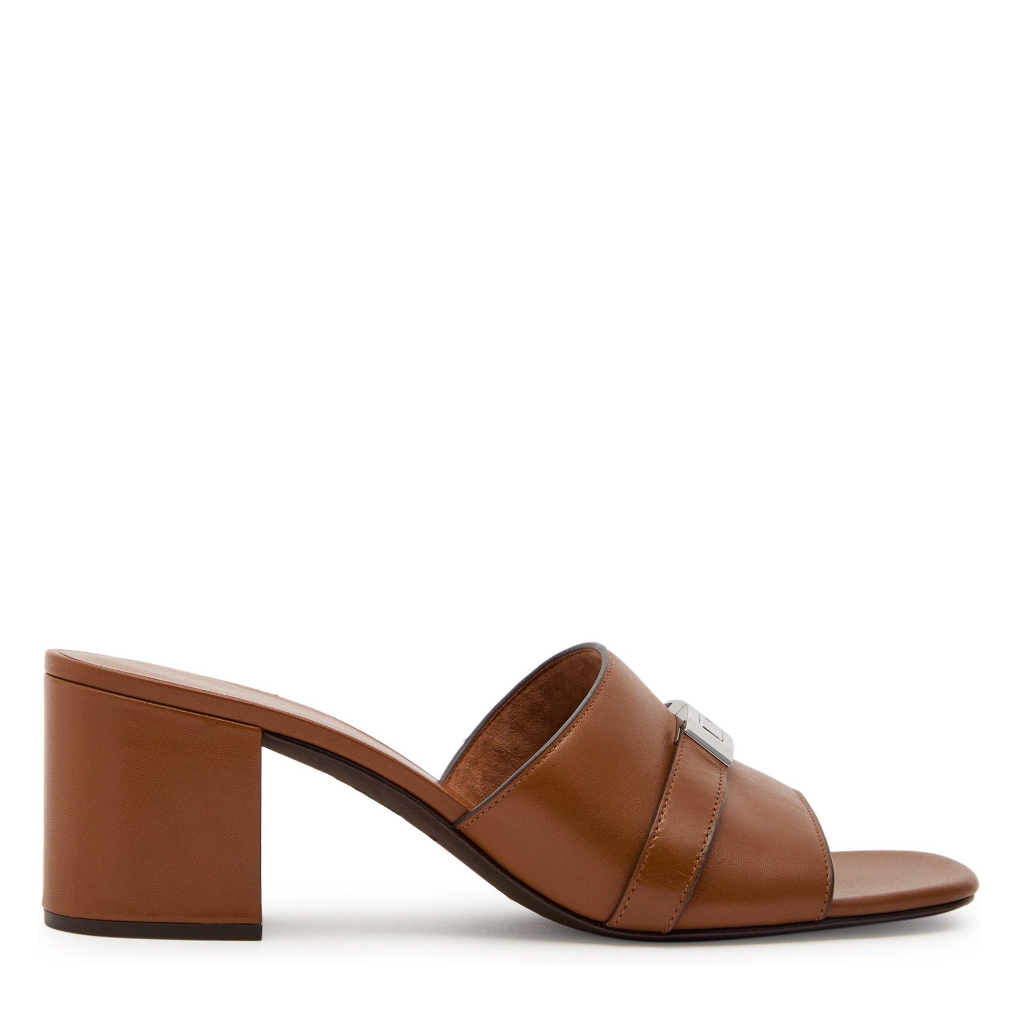 TAN - Tory Burch - LEE LEE HEELED MULE - 1