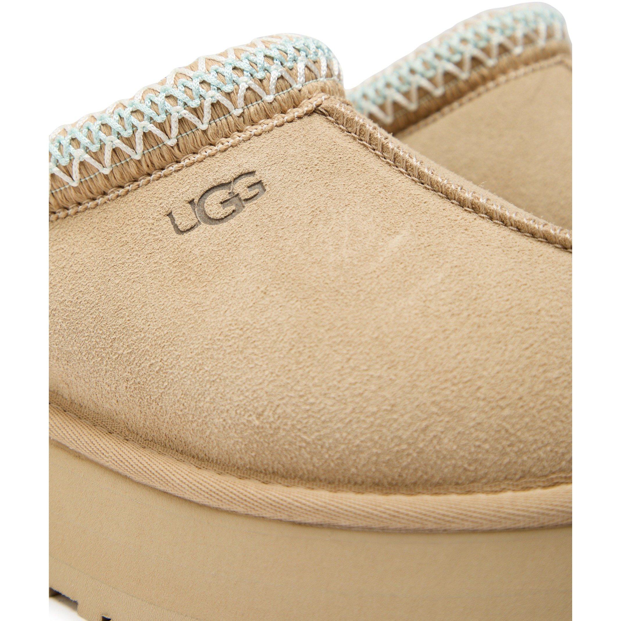BEIGE - Ugg - Women's Tazz II Suede Flat Mules - 4