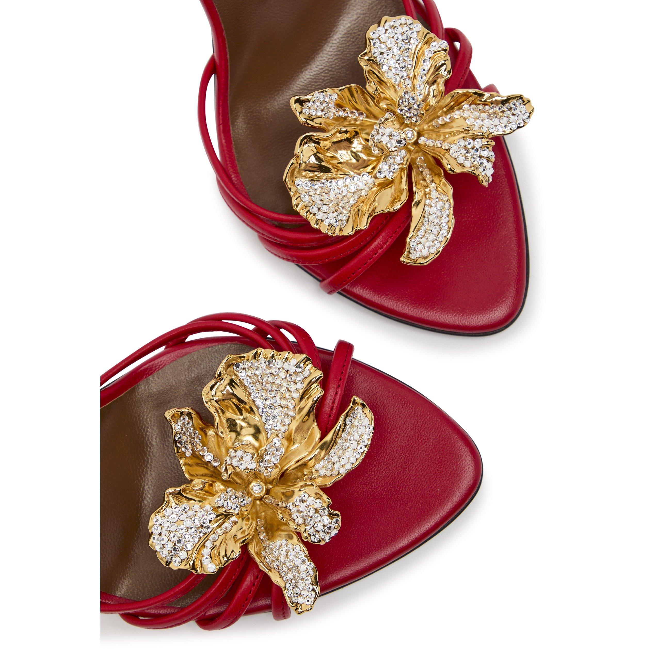 RED - Giuseppe Zanotti - FLOWER HH SANDAL - 4