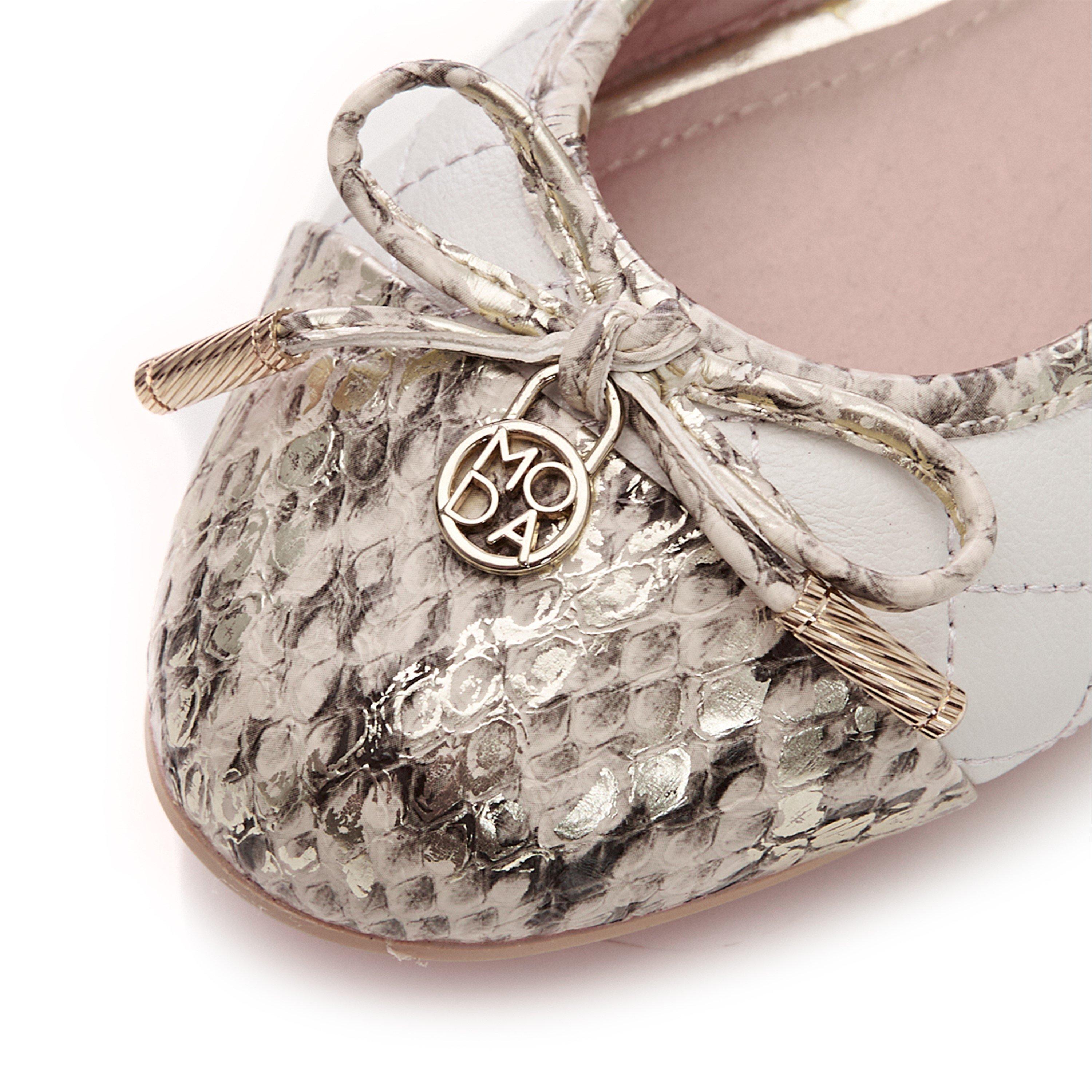 OFF WHITE - Moda in Pelle - Follo Ballet Shoes - 5