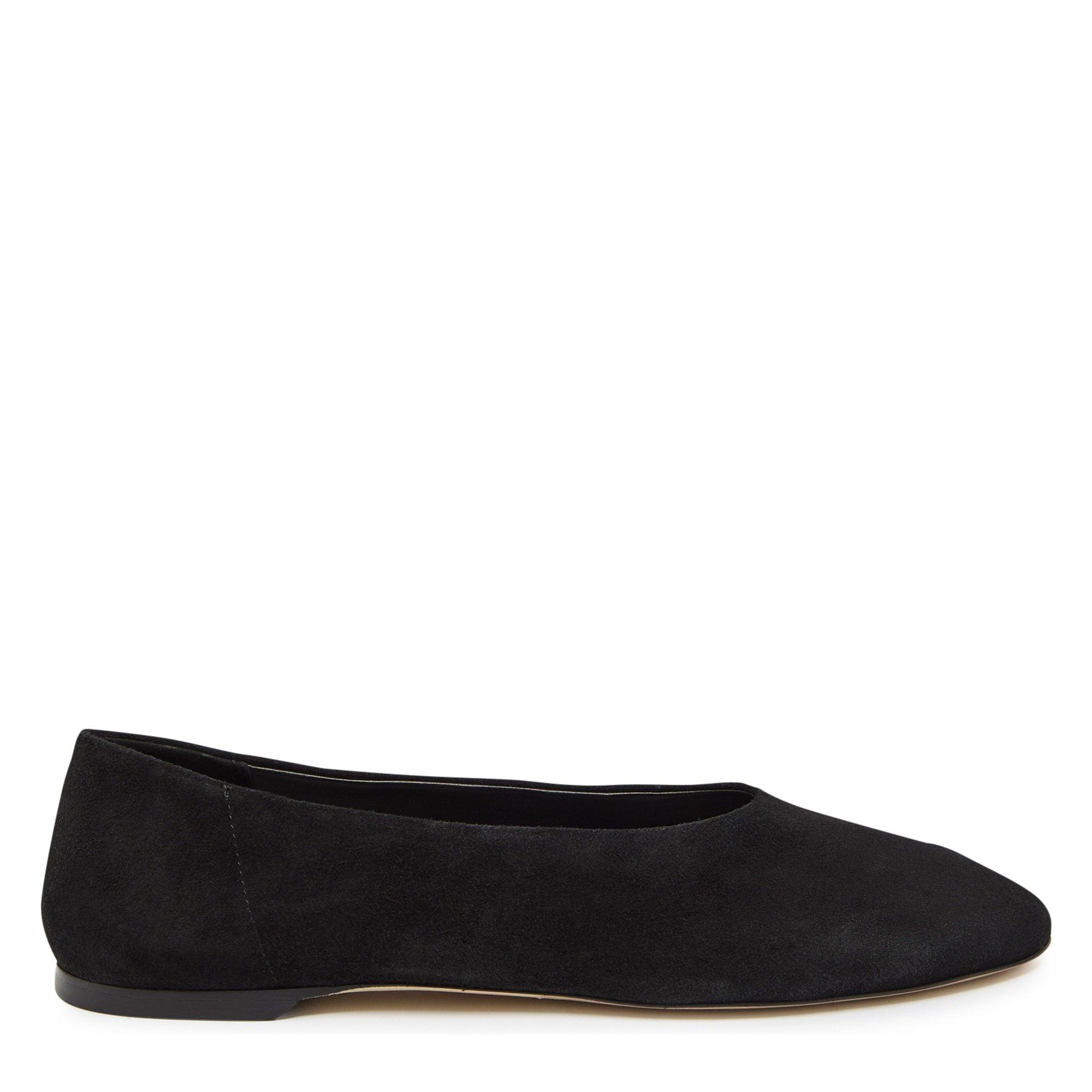 BLACK - Toteme - Slip Suede Ballerinas