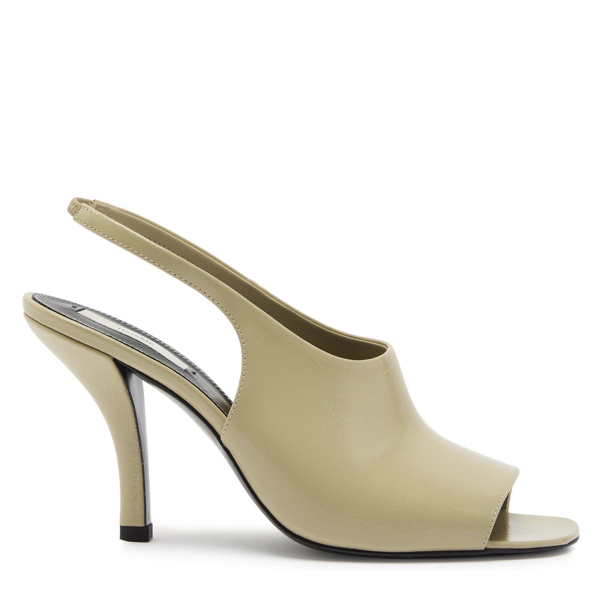 CREAM - Toteme - Contour naplack slingbacks - 1