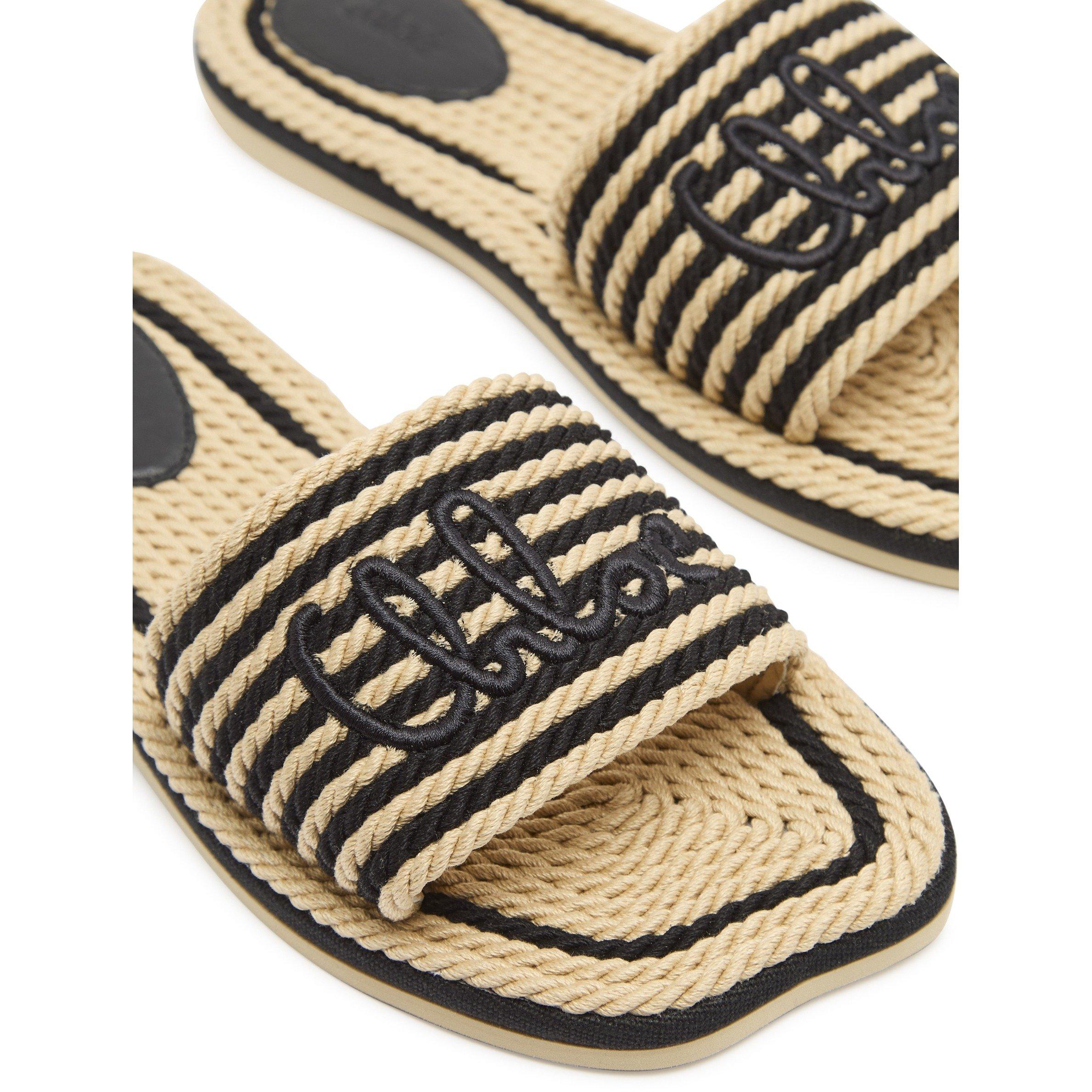 BLACK - Chloe - Women's Flat Sandals - 5