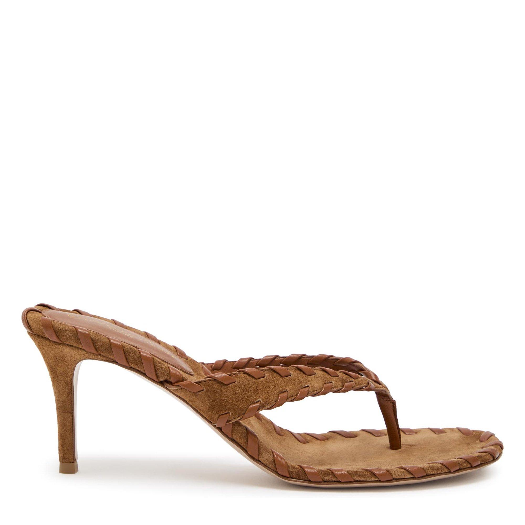 BROWN - Gianvito Rossi - G10162 NAPPA+CAMOSCIO