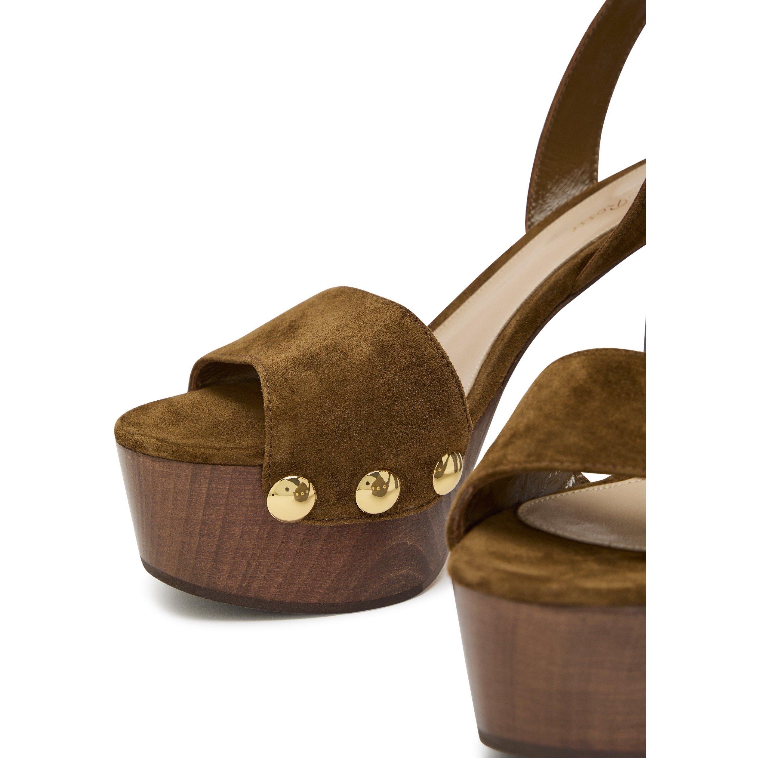 BROWN - Gianvito Rossi - G32753 CAMOSCIO - 4