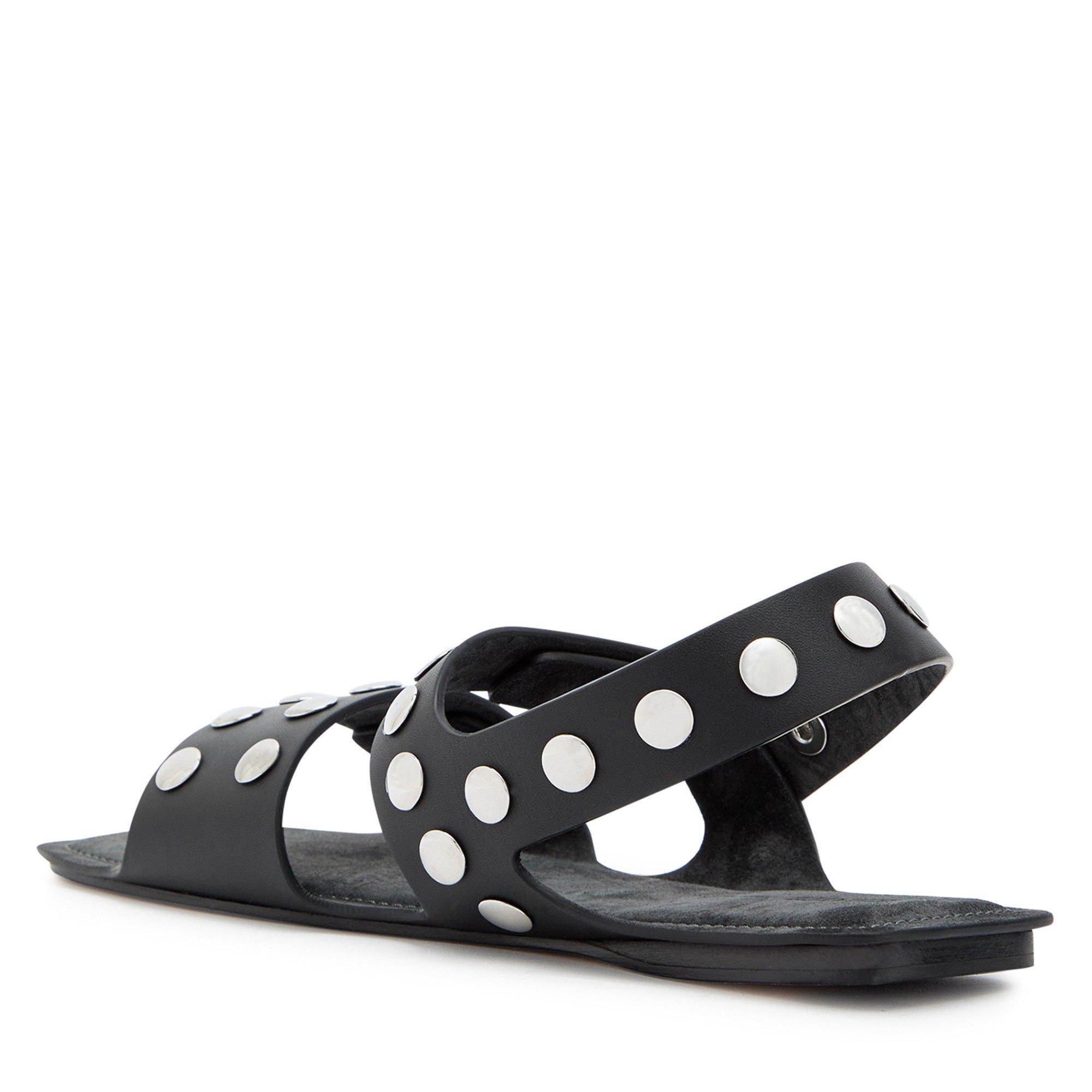 BLACK - Khaite - Women's Boden Flat Leather Sandals - 2