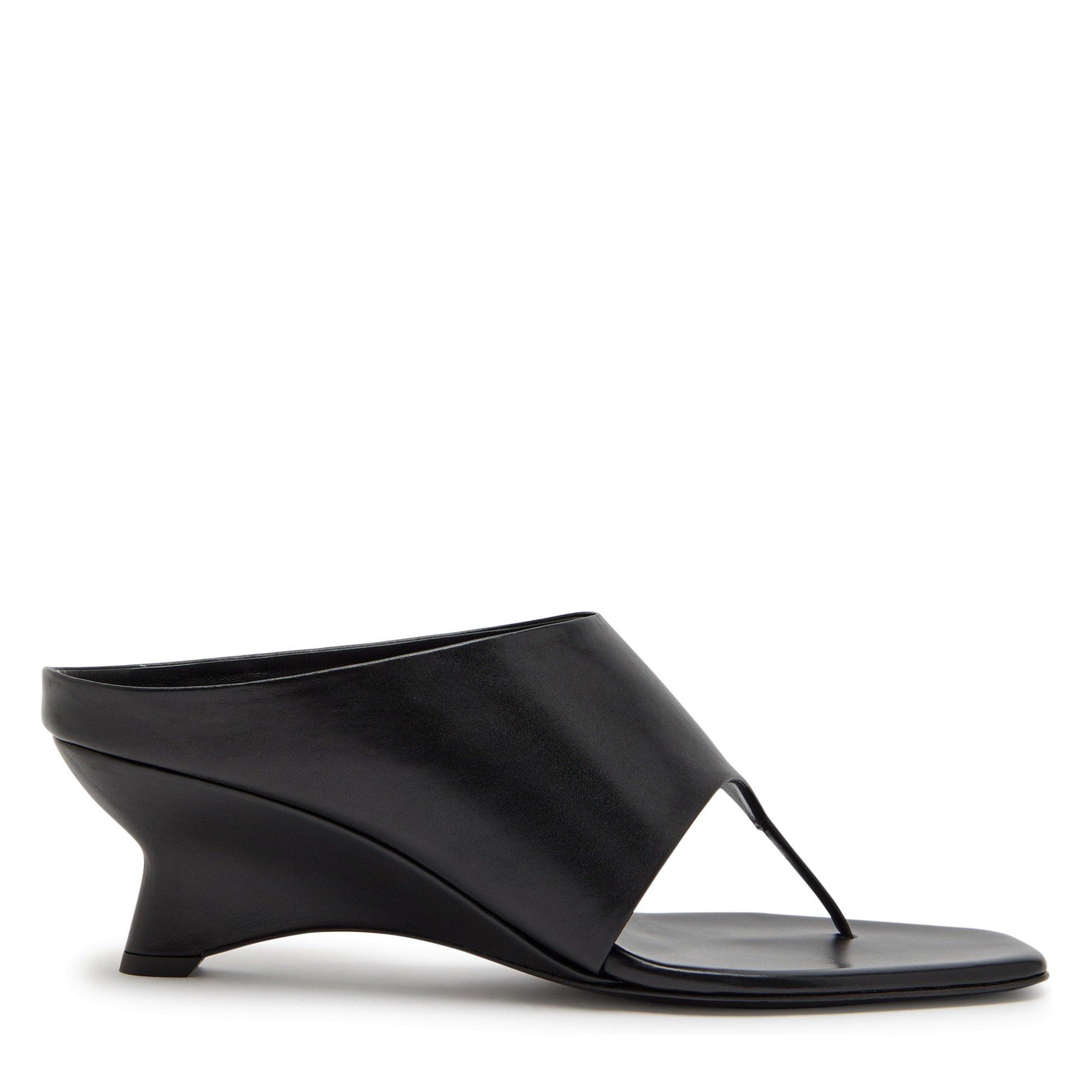 BLACK - Khaite - Women's Marlow Mule 55 Leather - 1