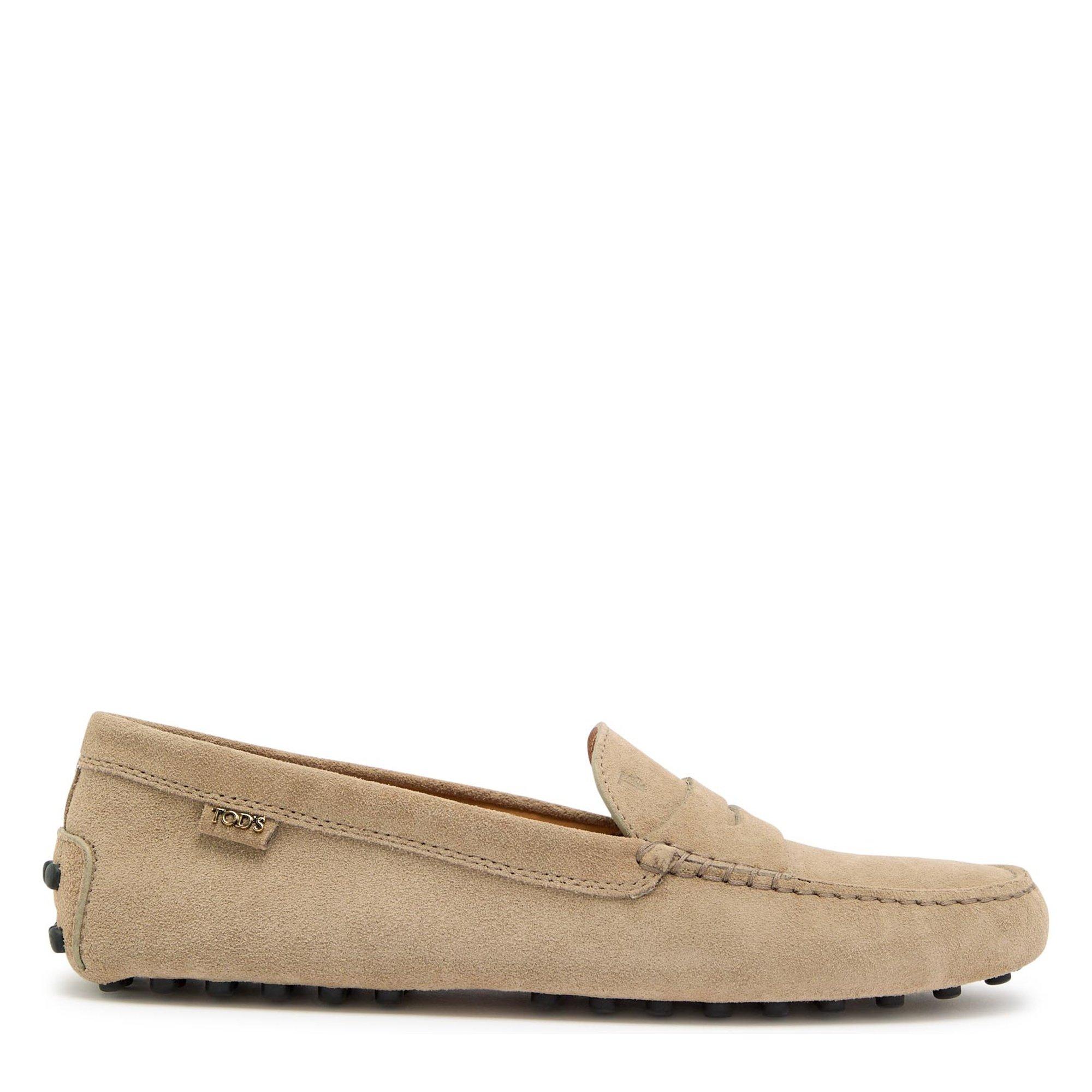 CAMEL - Tods - Women's Gommino Suede Loafers - 1