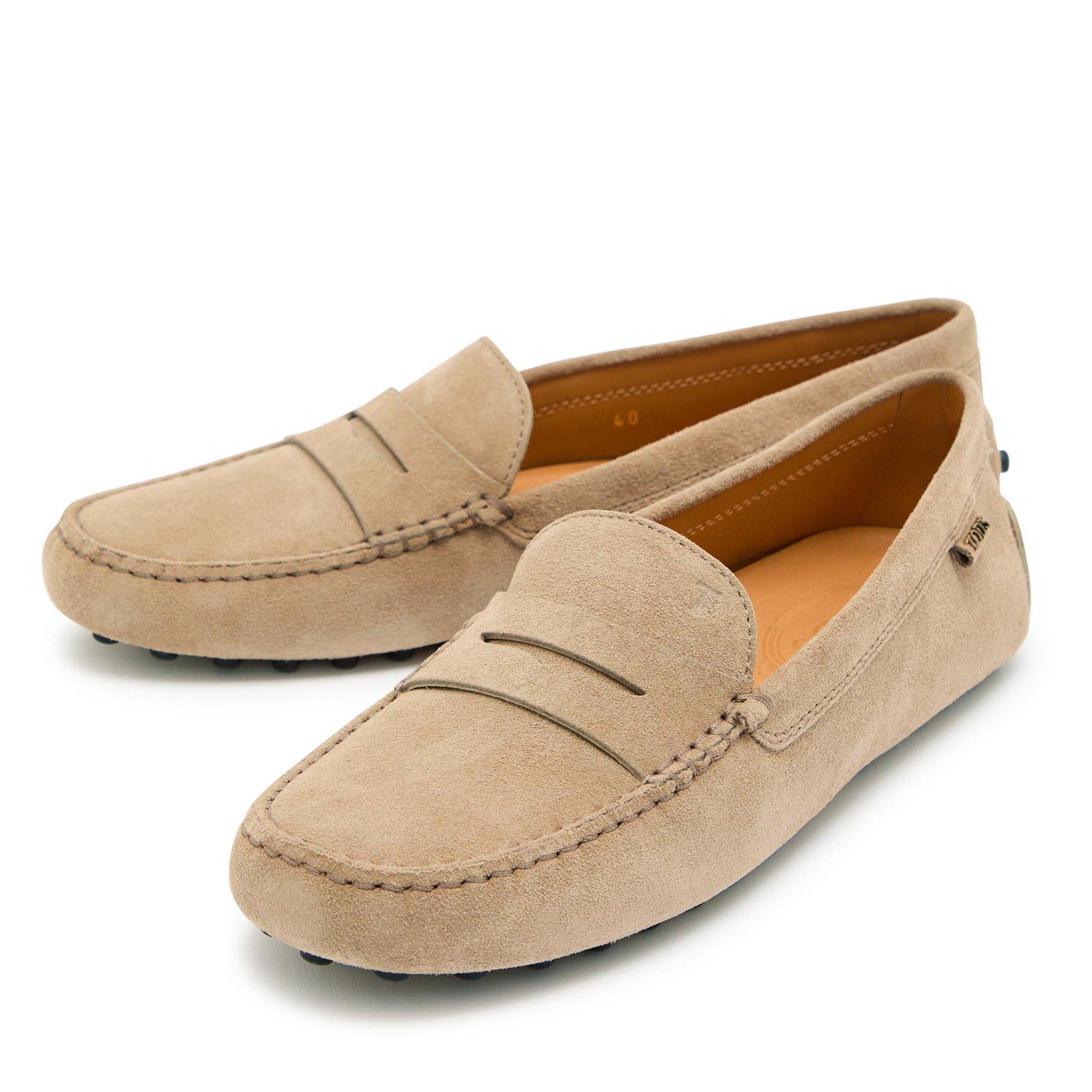 CAMEL - Tods - Women's Gommino Suede Loafers - 3