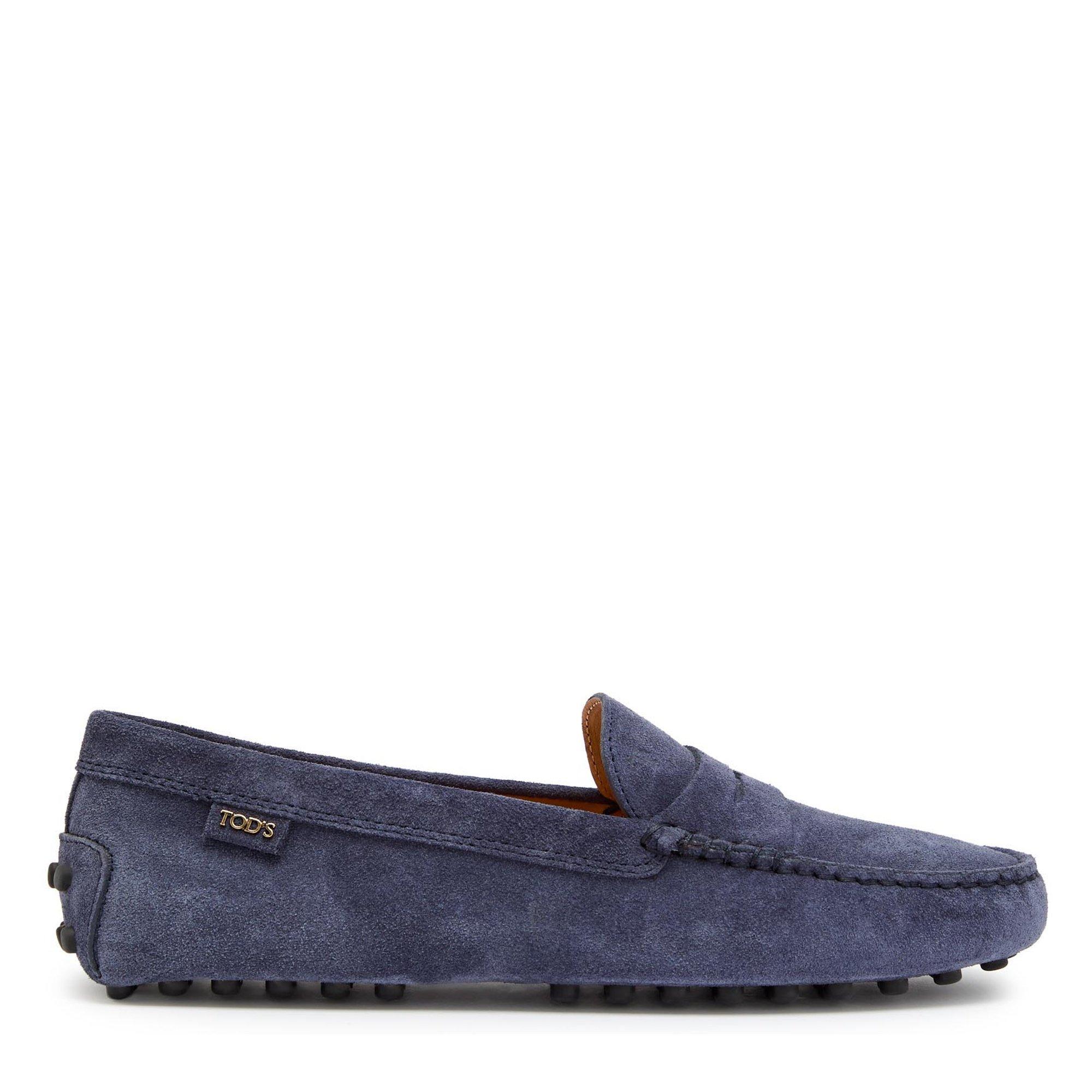 NAVY - Tods - Women's Gommino Suede Loafers - 1