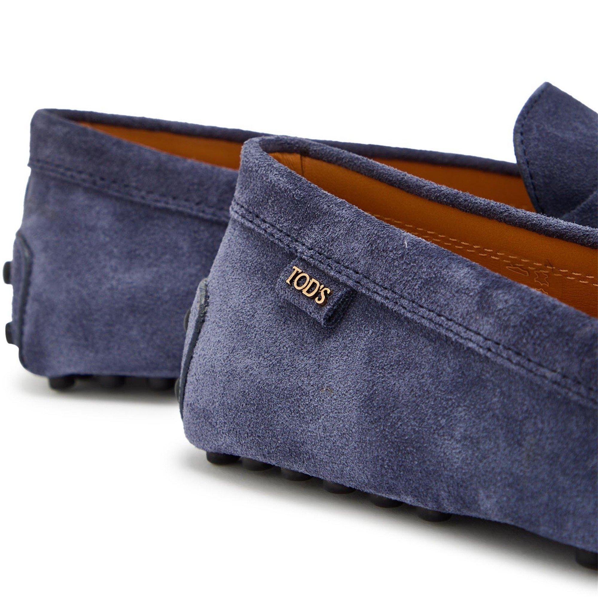 NAVY - Tods - Women's Gommino Suede Loafers - 5