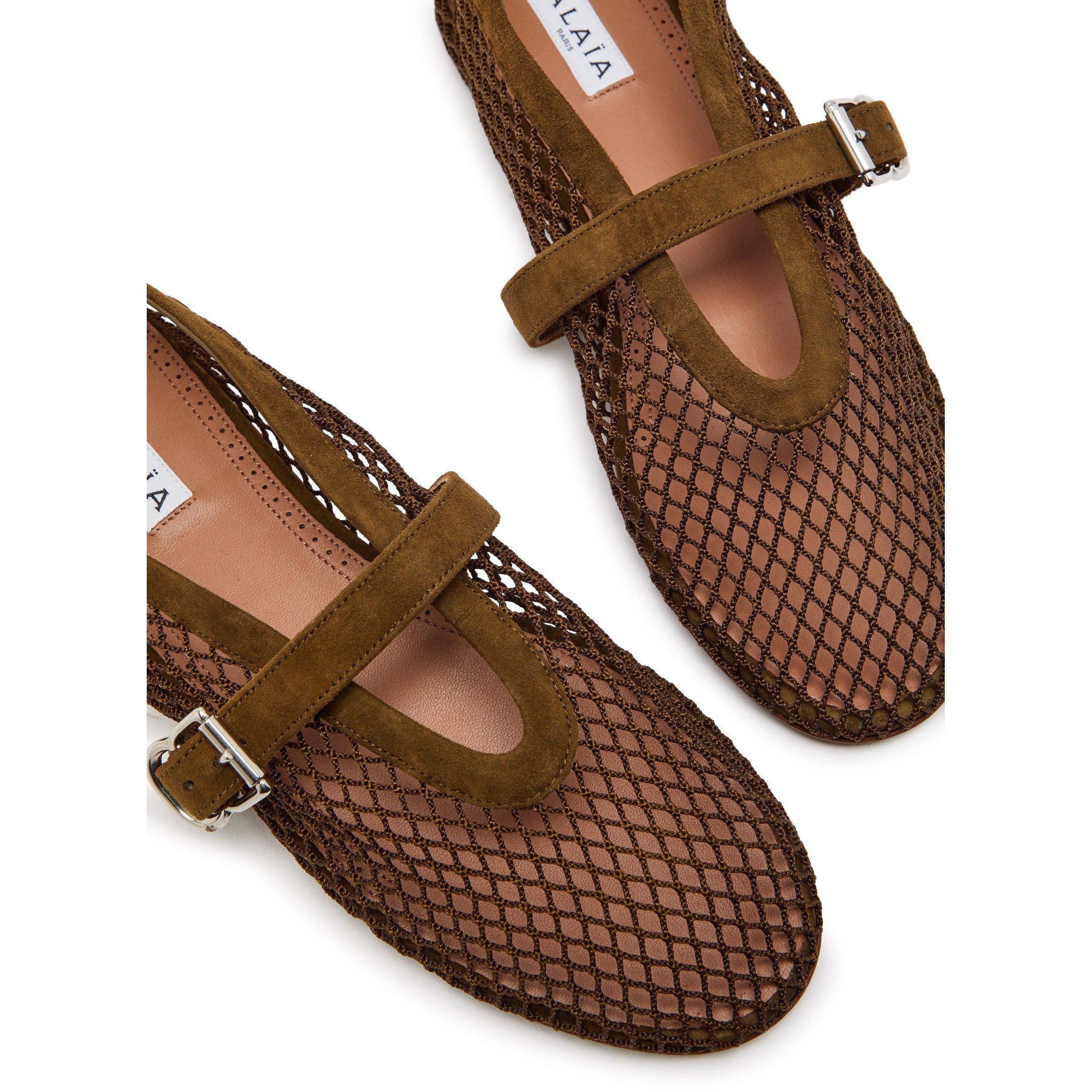 BROWN - Alaia - Ballet Flats - 4