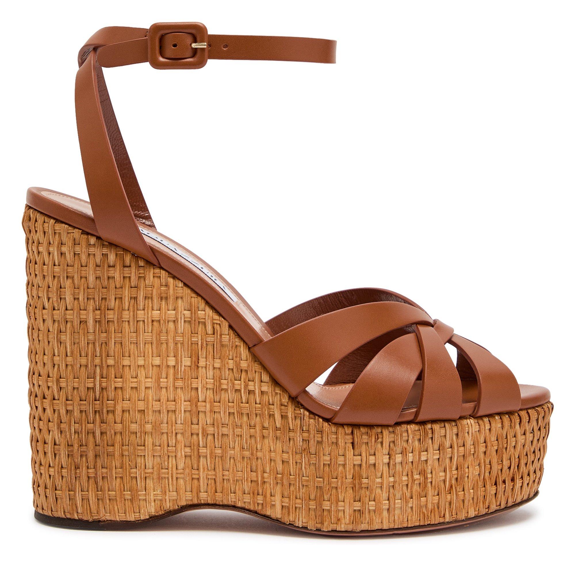 BROWN - Aquazzura - COPACABANA WEDGE 130 - 1