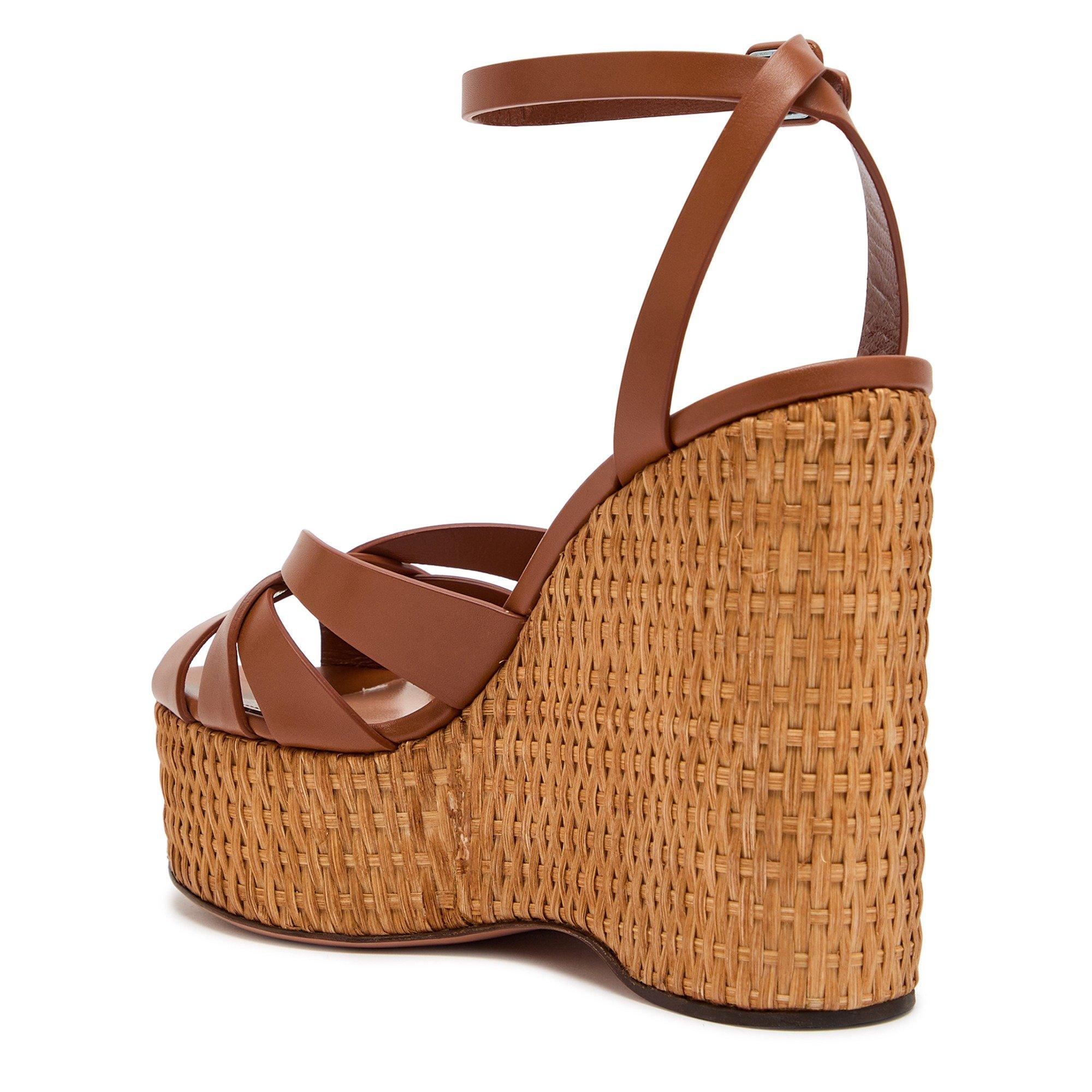 BROWN - Aquazzura - COPACABANA WEDGE 130 - 2
