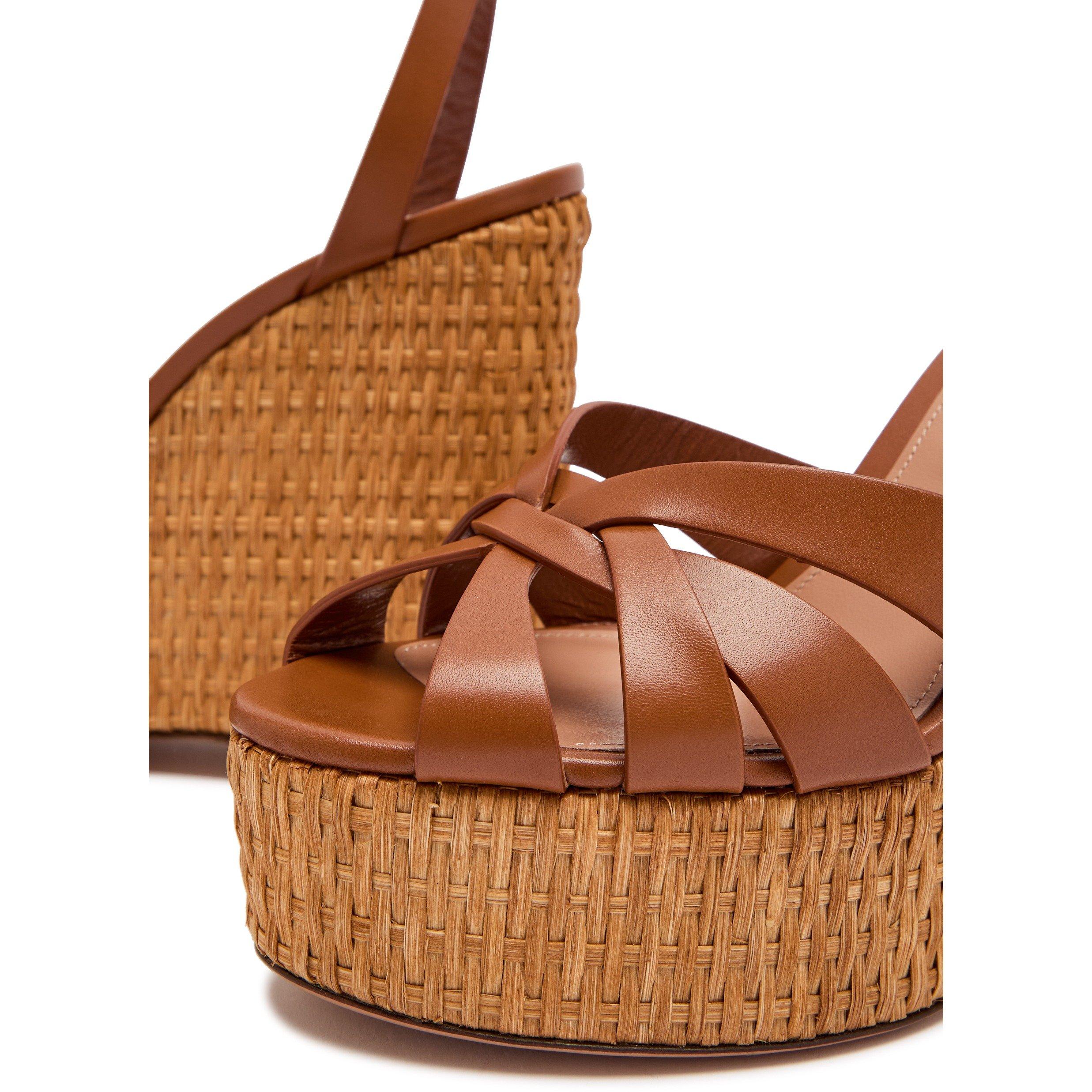 BROWN - Aquazzura - COPACABANA WEDGE 130 - 4