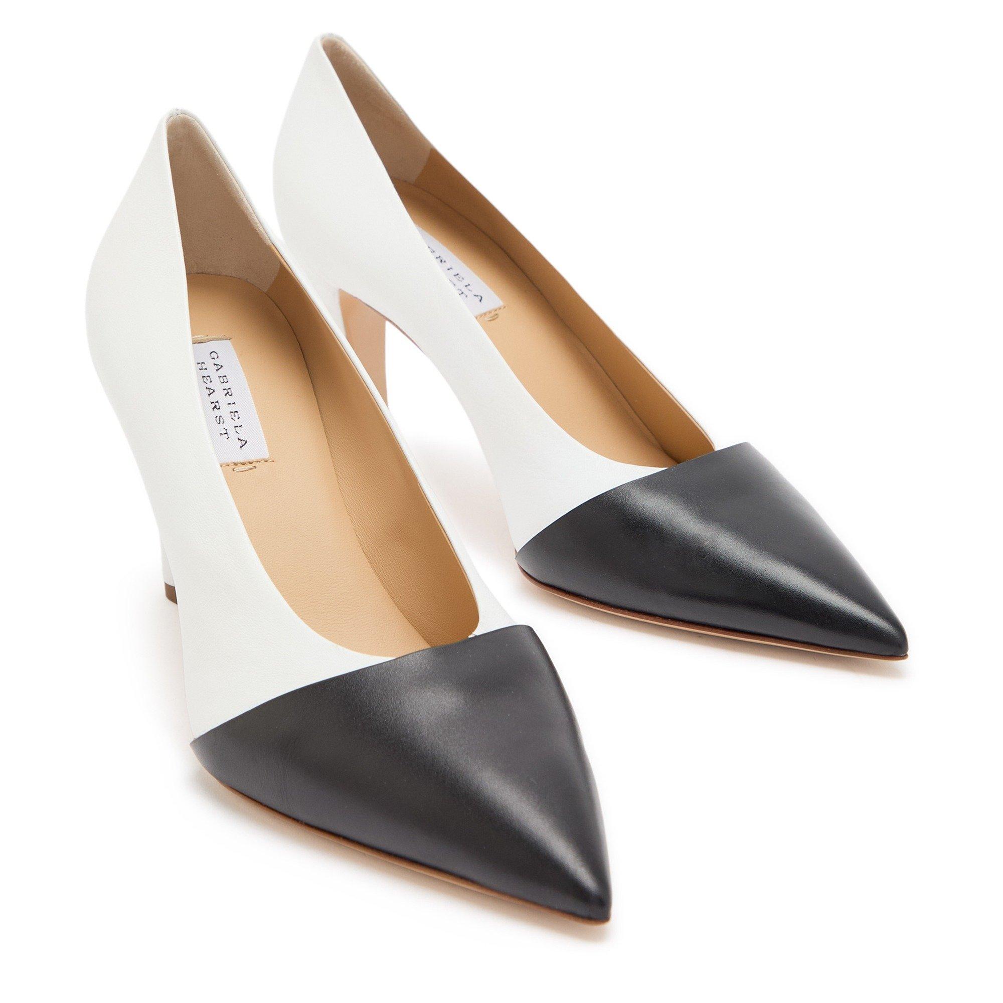 WHITE - Gabriela Hearst - Women's Empress Leather Court Shoes - 3