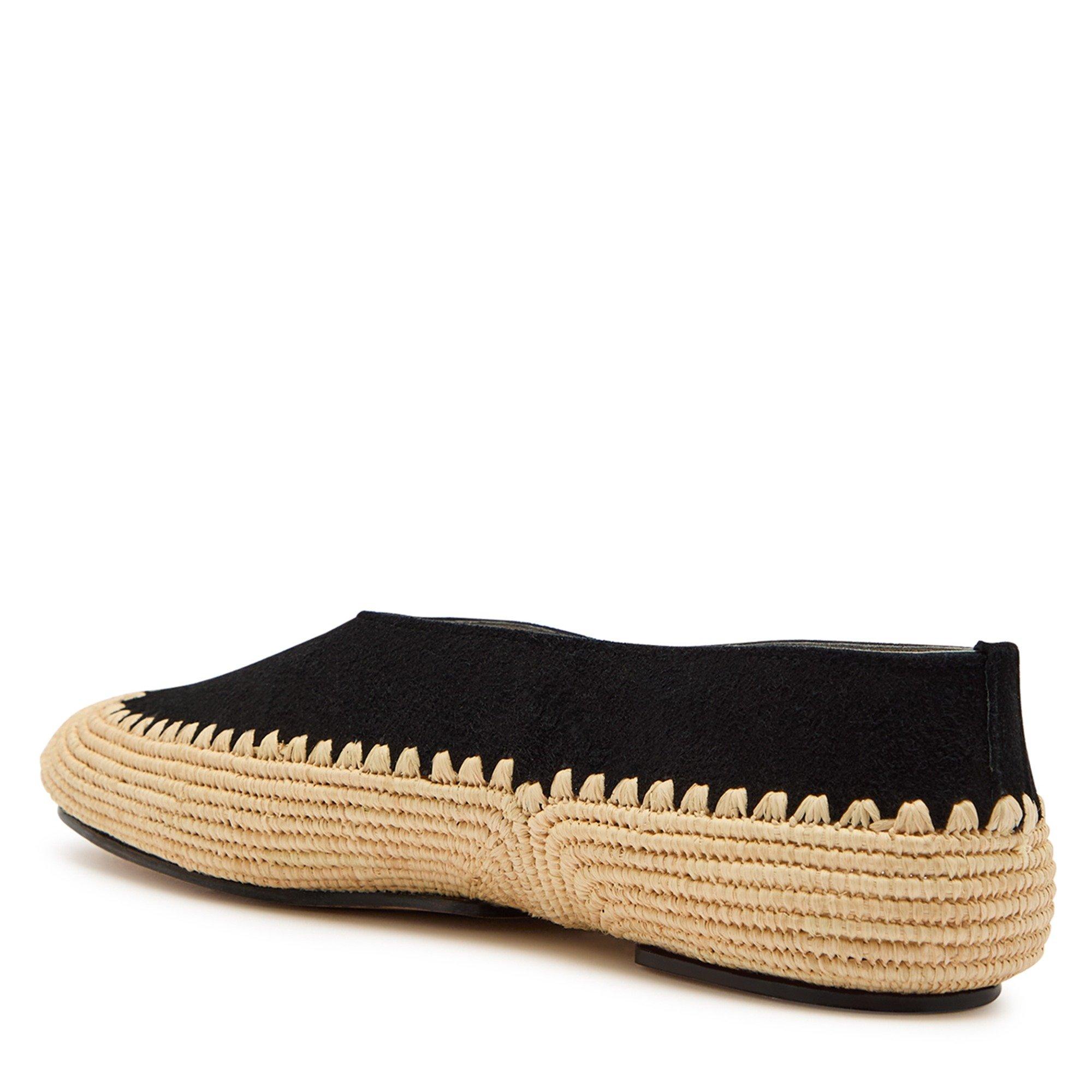 BLACK - Gabriela Hearst - Women's Strength Suede Ballet Pumps - 2