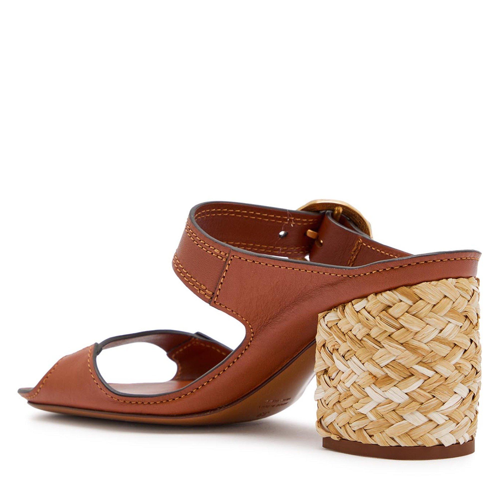 BROWN - Zimmermann - Women's Solena 65 Leather Heeled Mules - 2