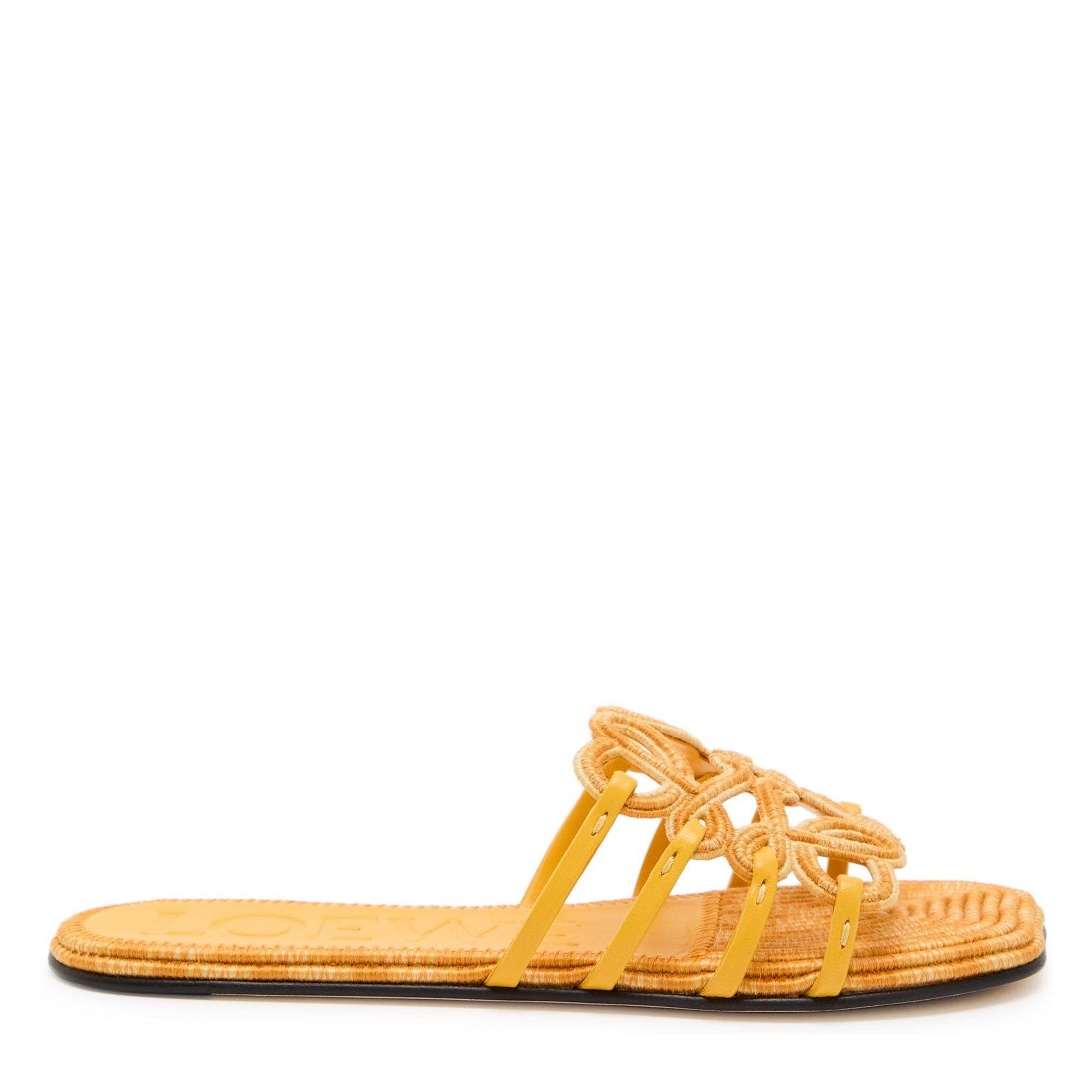 YELLOW - LOEWE - PETAL ANAGRAM SLIDE EMBOIDERY - 1