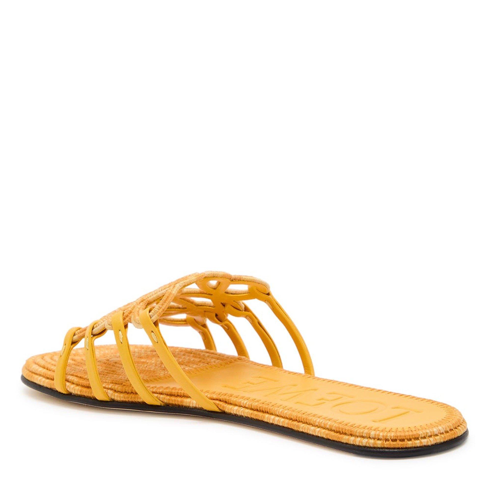 YELLOW - LOEWE - PETAL ANAGRAM SLIDE EMBOIDERY - 2