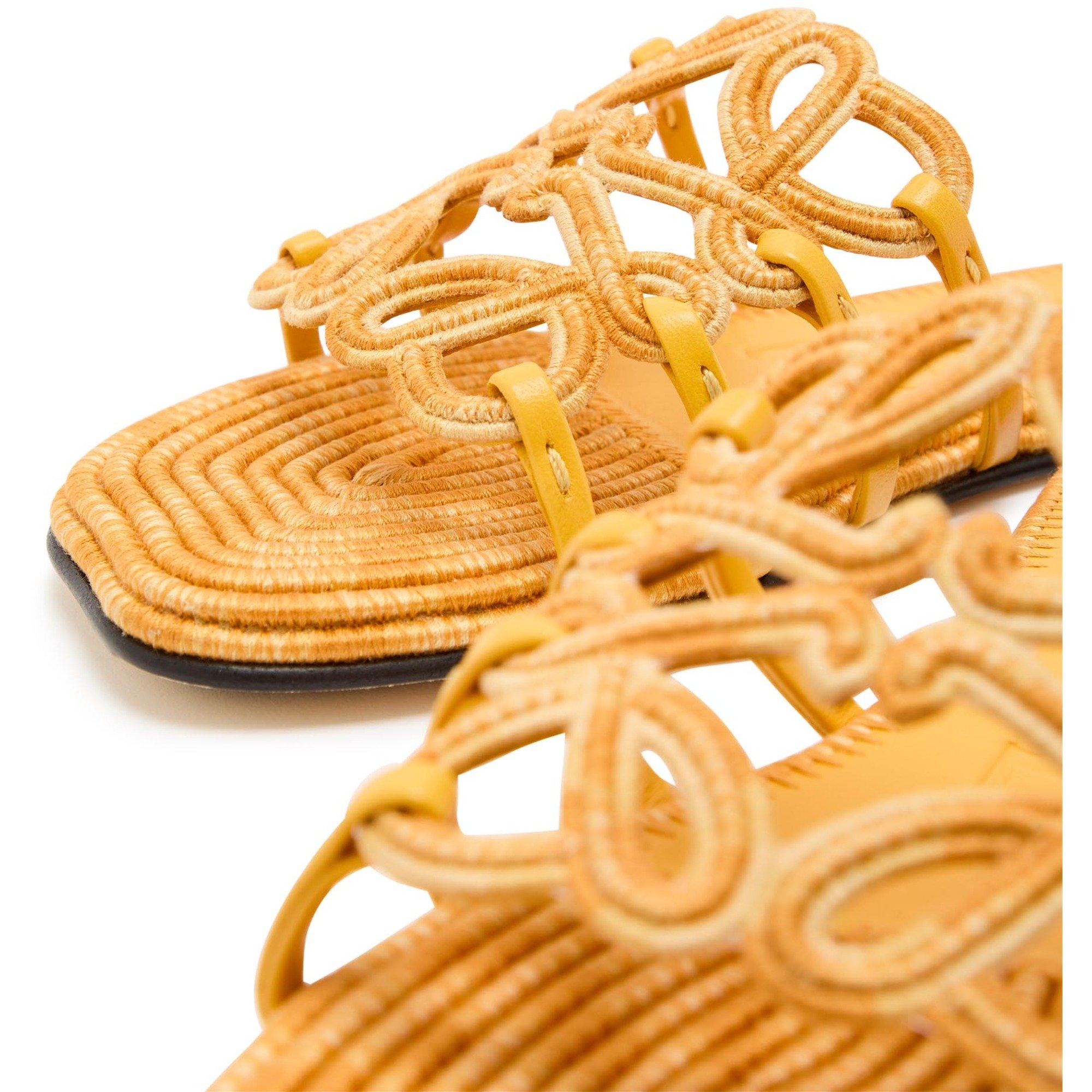 YELLOW - LOEWE - PETAL ANAGRAM SLIDE EMBOIDERY - 5