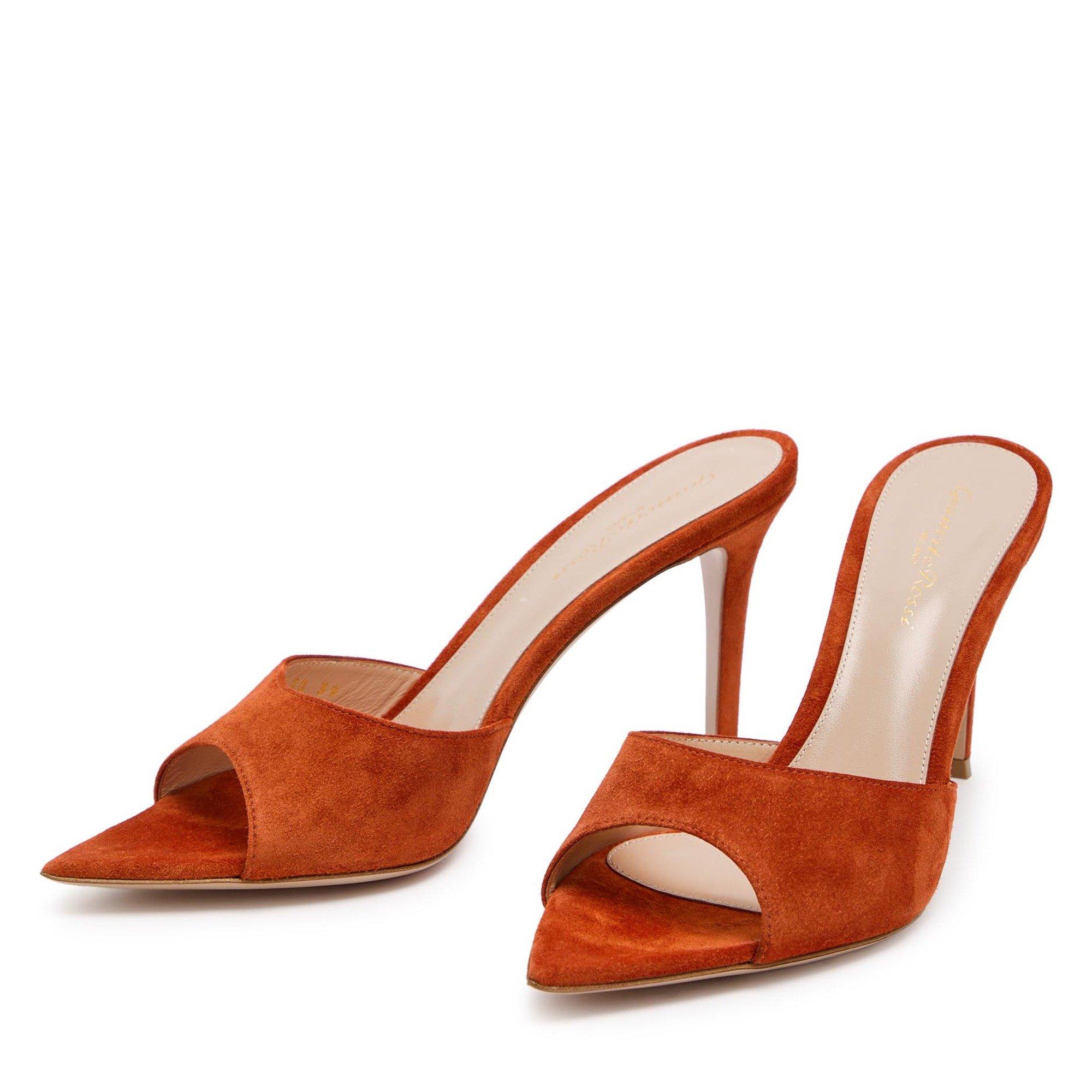RED - Gianvito Rossi - ELLE 85 CAMOSCIO - 4