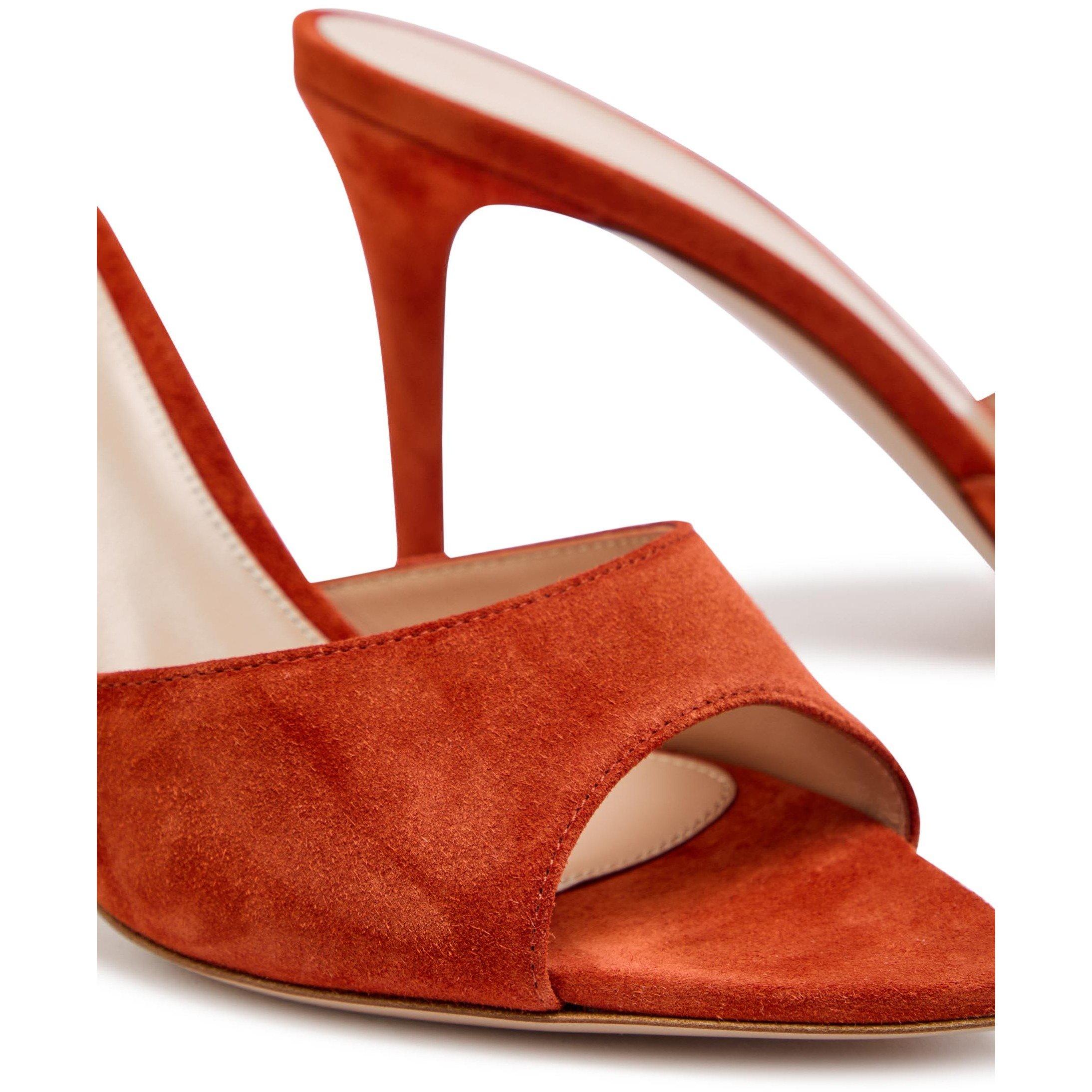RED - Gianvito Rossi - ELLE 85 CAMOSCIO - 5