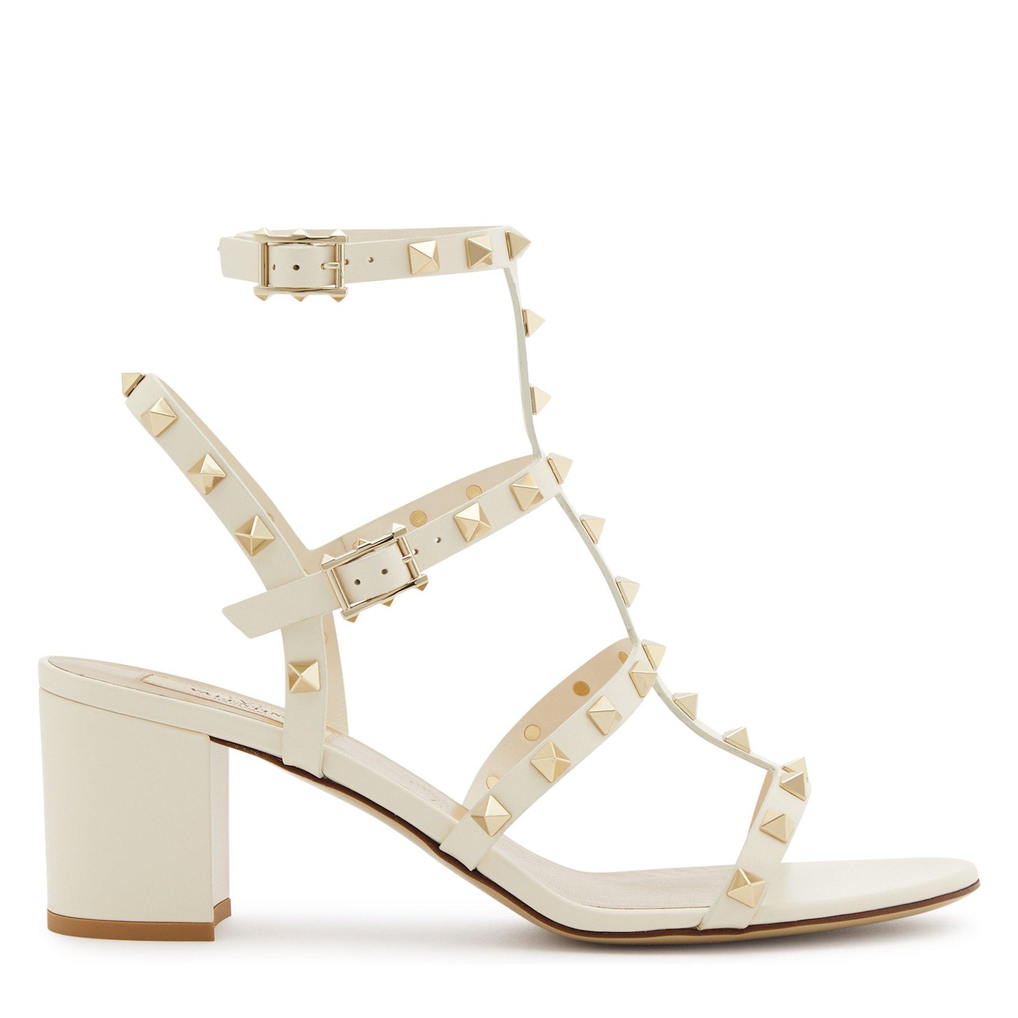Valentino ROCKSTUD BLOCK HEEL SANDAL 60