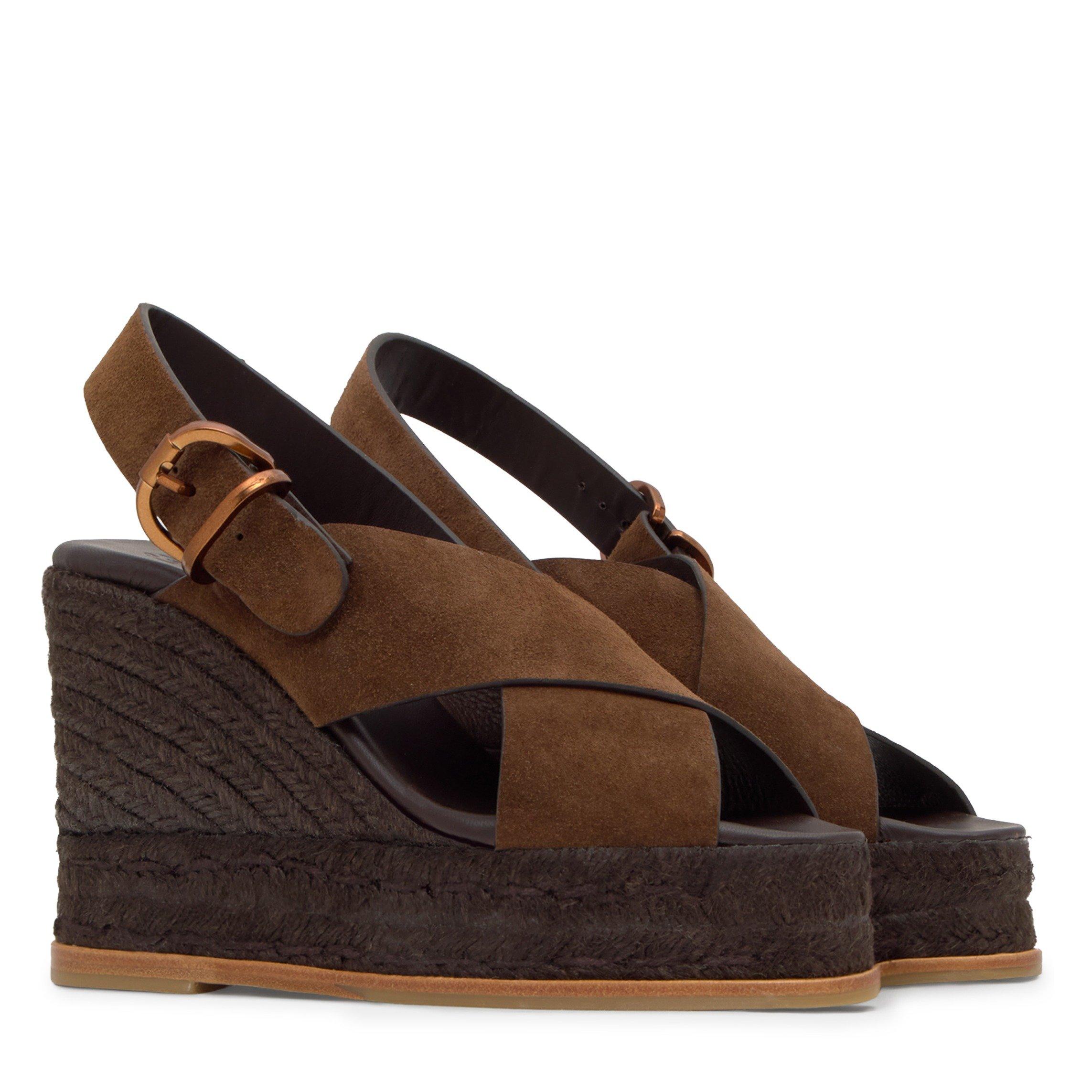 BROWN - Castaner - BETINA C 8ED RAFFIA WEDGE SAND - 2