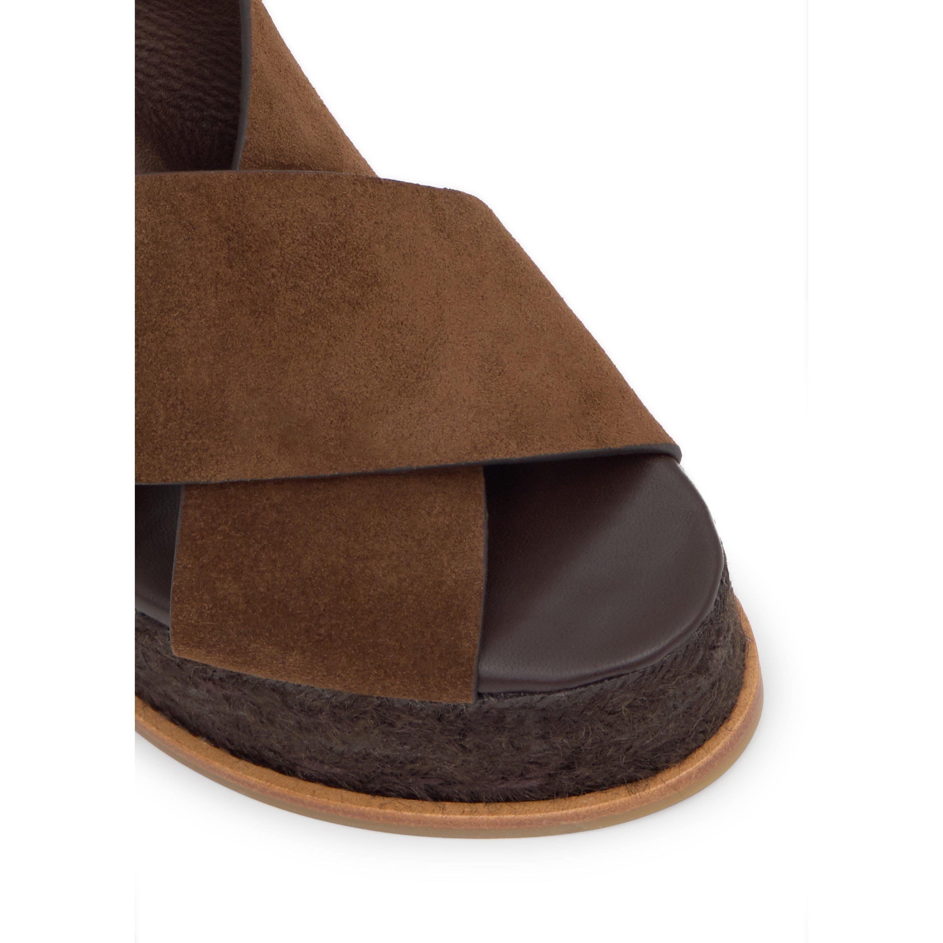 BROWN - Castaner - BETINA C 8ED RAFFIA WEDGE SAND - 4