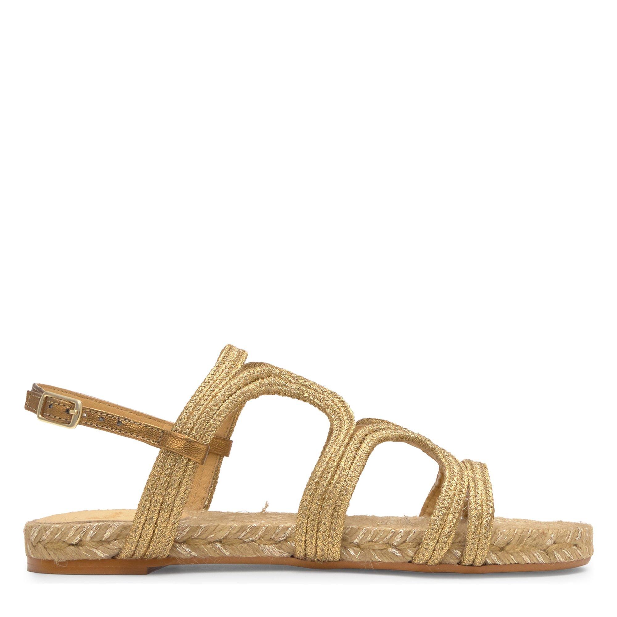 BEIGE - Castaner - PITRA FLAT RAFFIA SANDAL