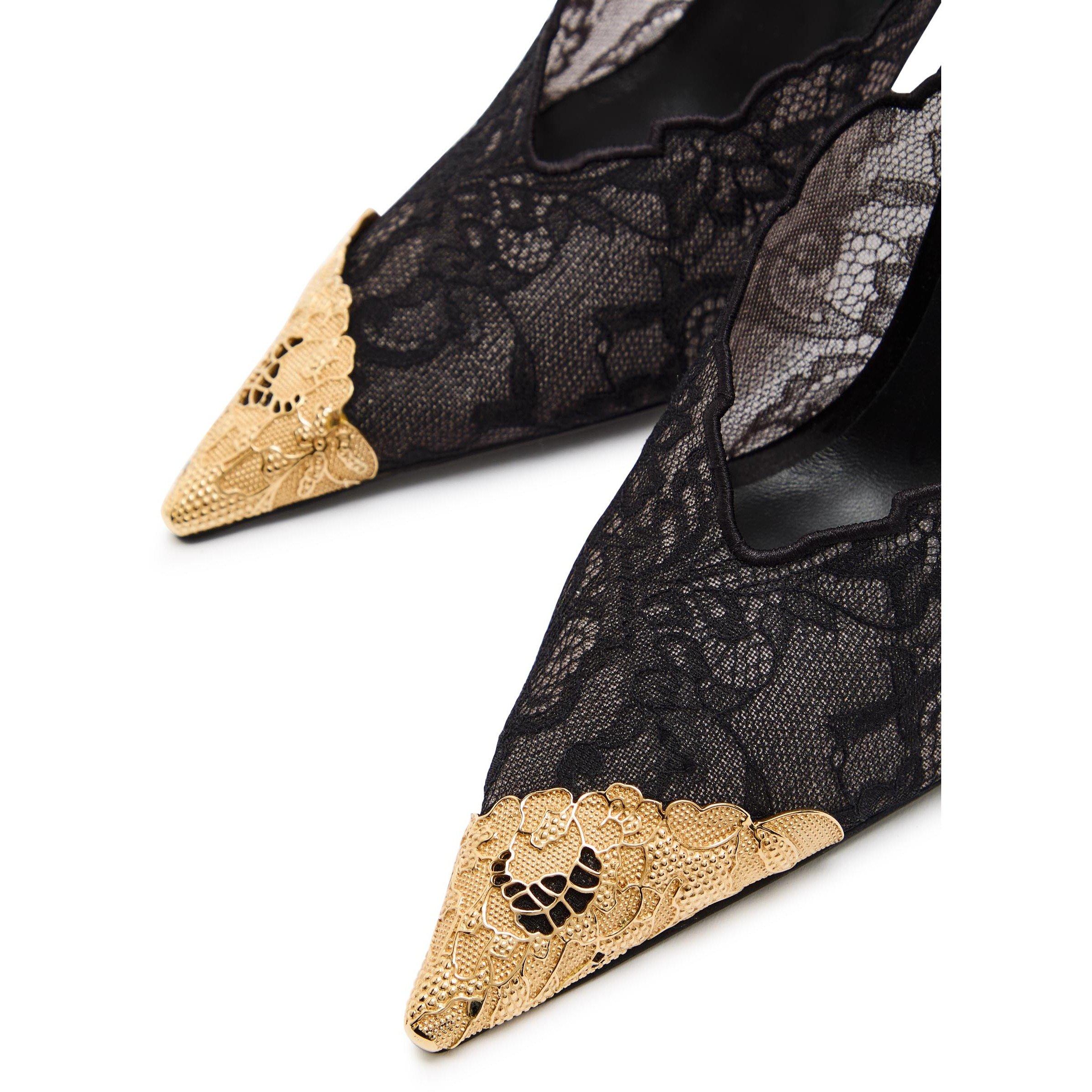 BLACK - Jimmy Choo - Women's Faiz 100 Satin Stiletto Heels - 5