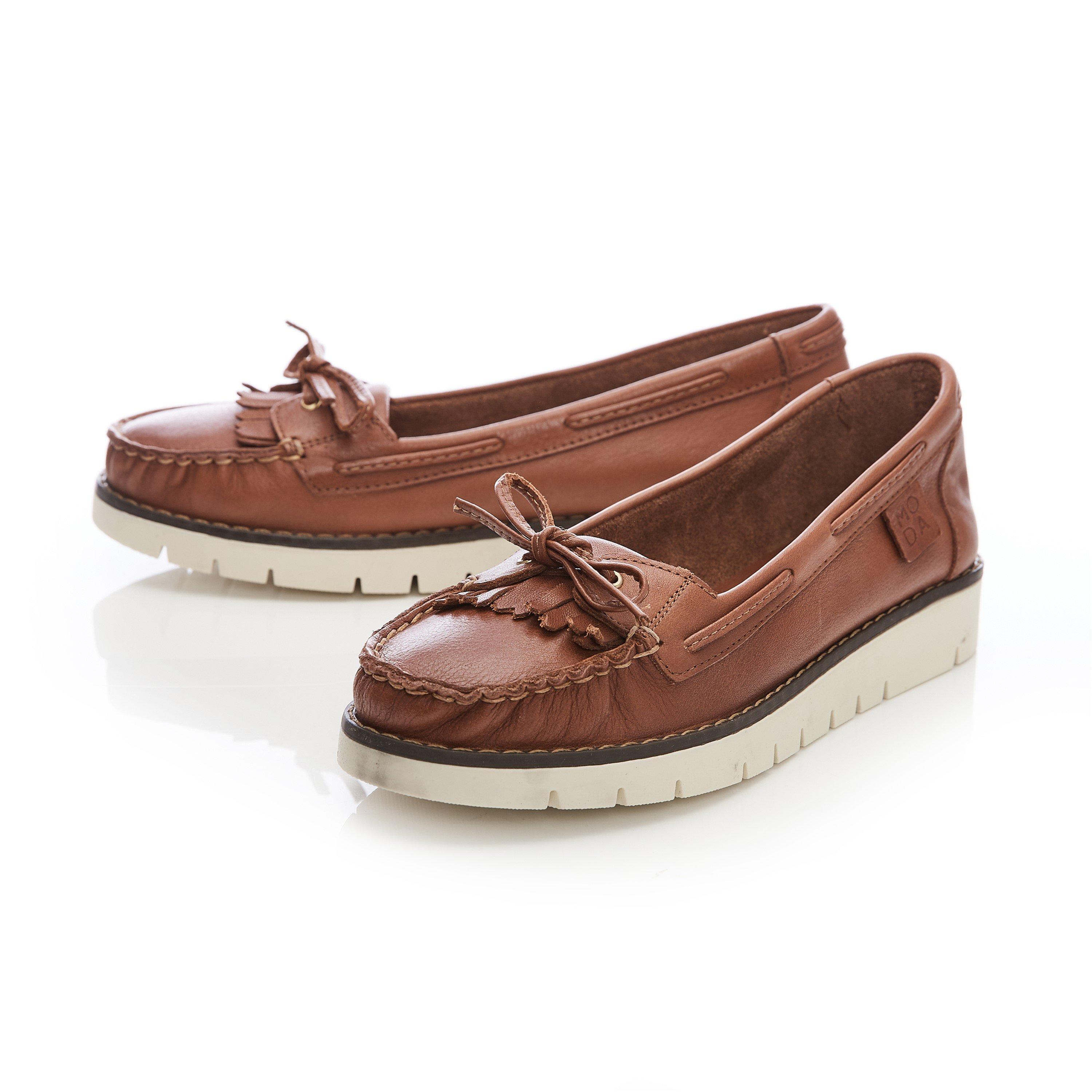 TAN - Moda in Pelle - Women's Esmee Loafers - 3