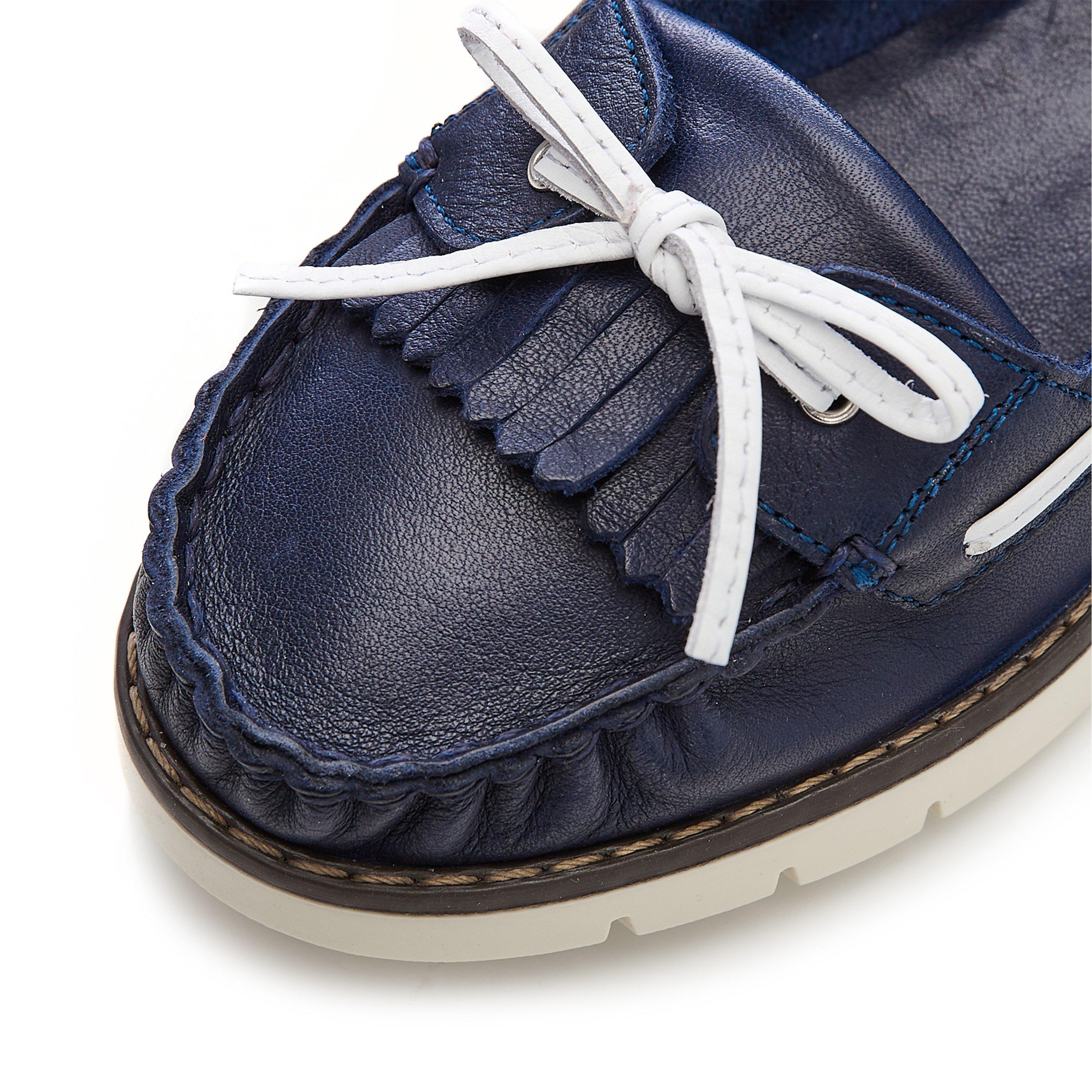 AZUL MARINHO - Moda in Pelle - Women's Esmee Loafers - 5