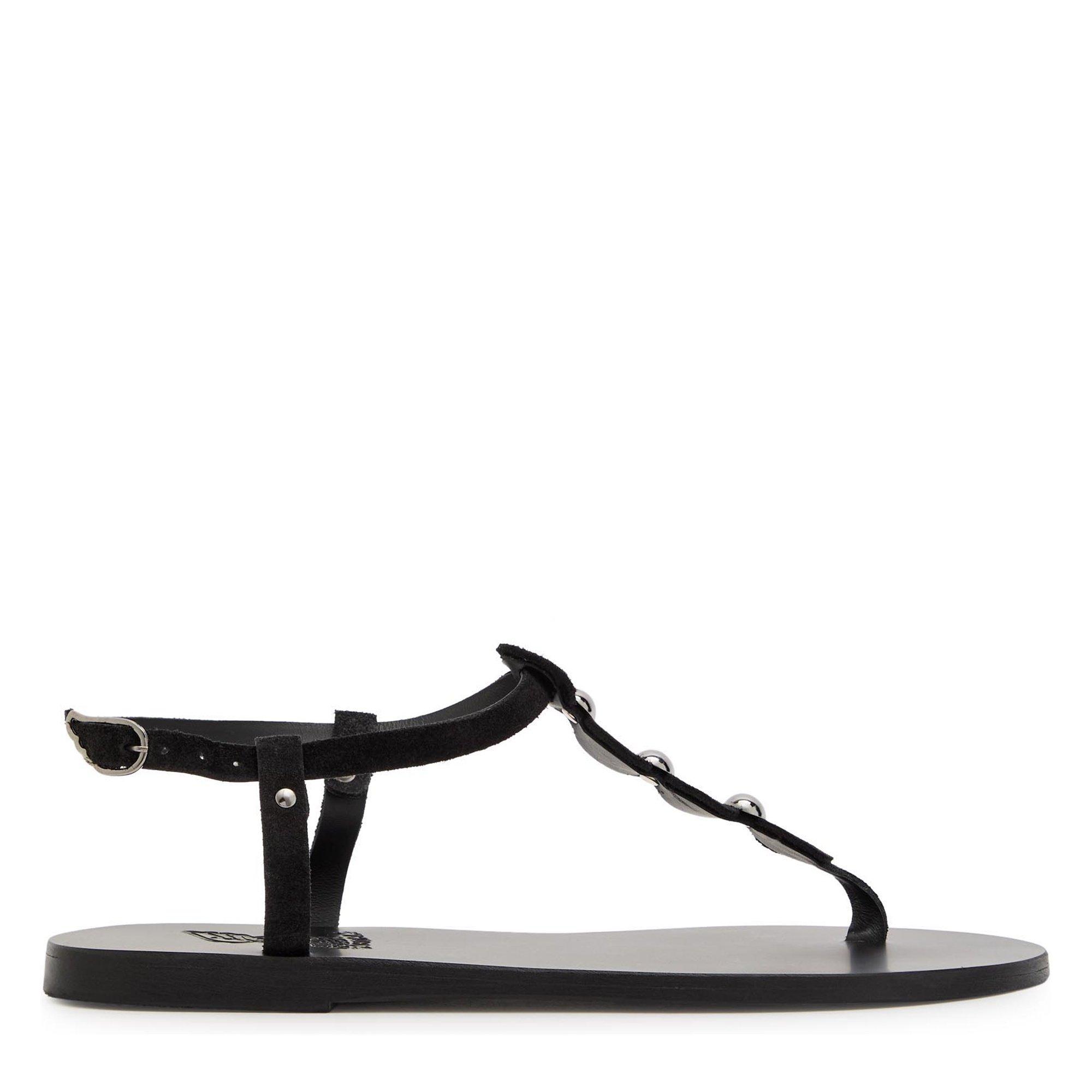 BLACK - Ancient Greek Sandals - ILIDA STUDS