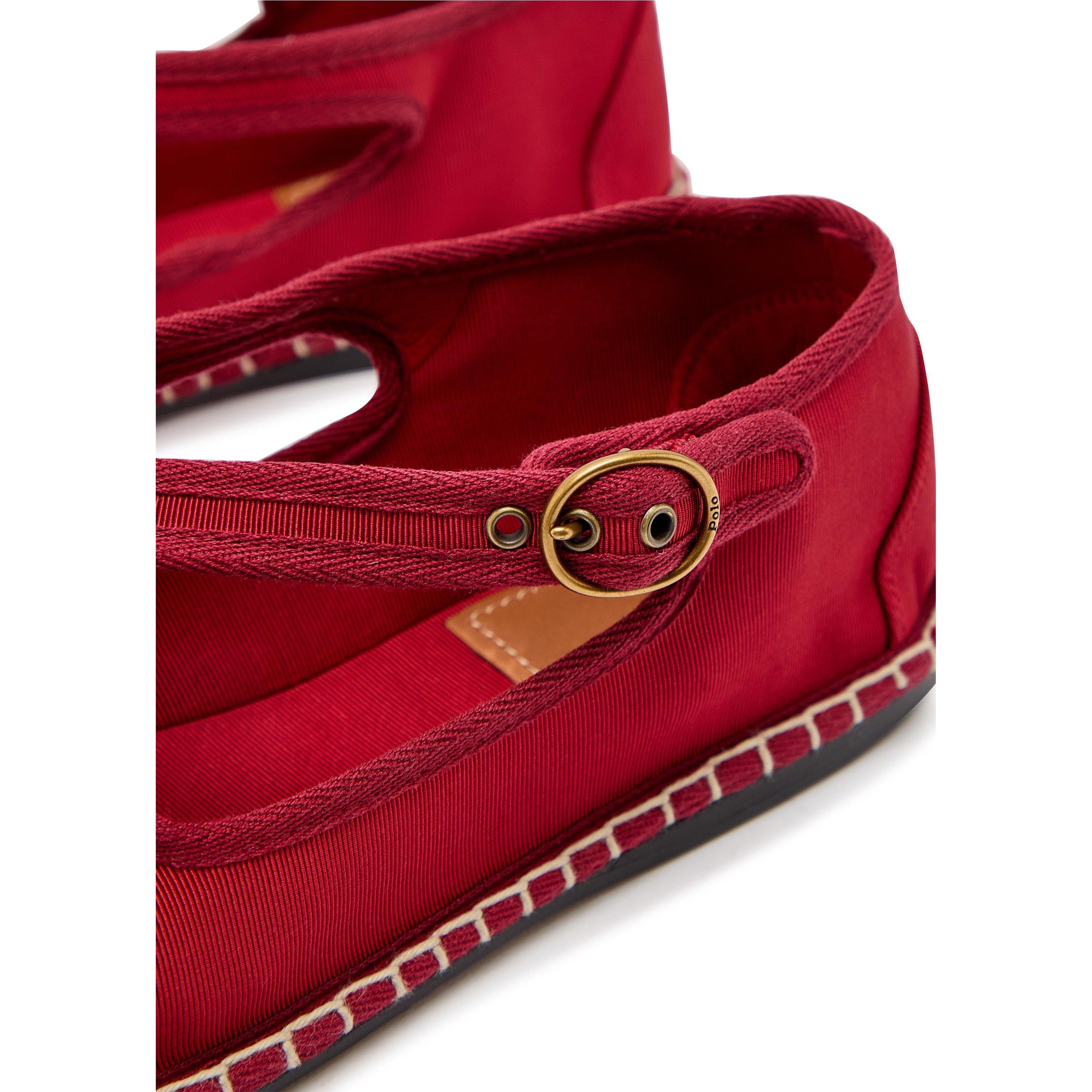 RED - Polo Ralph Lauren - S CROSS MARY JANE FLAT SHOE - 4