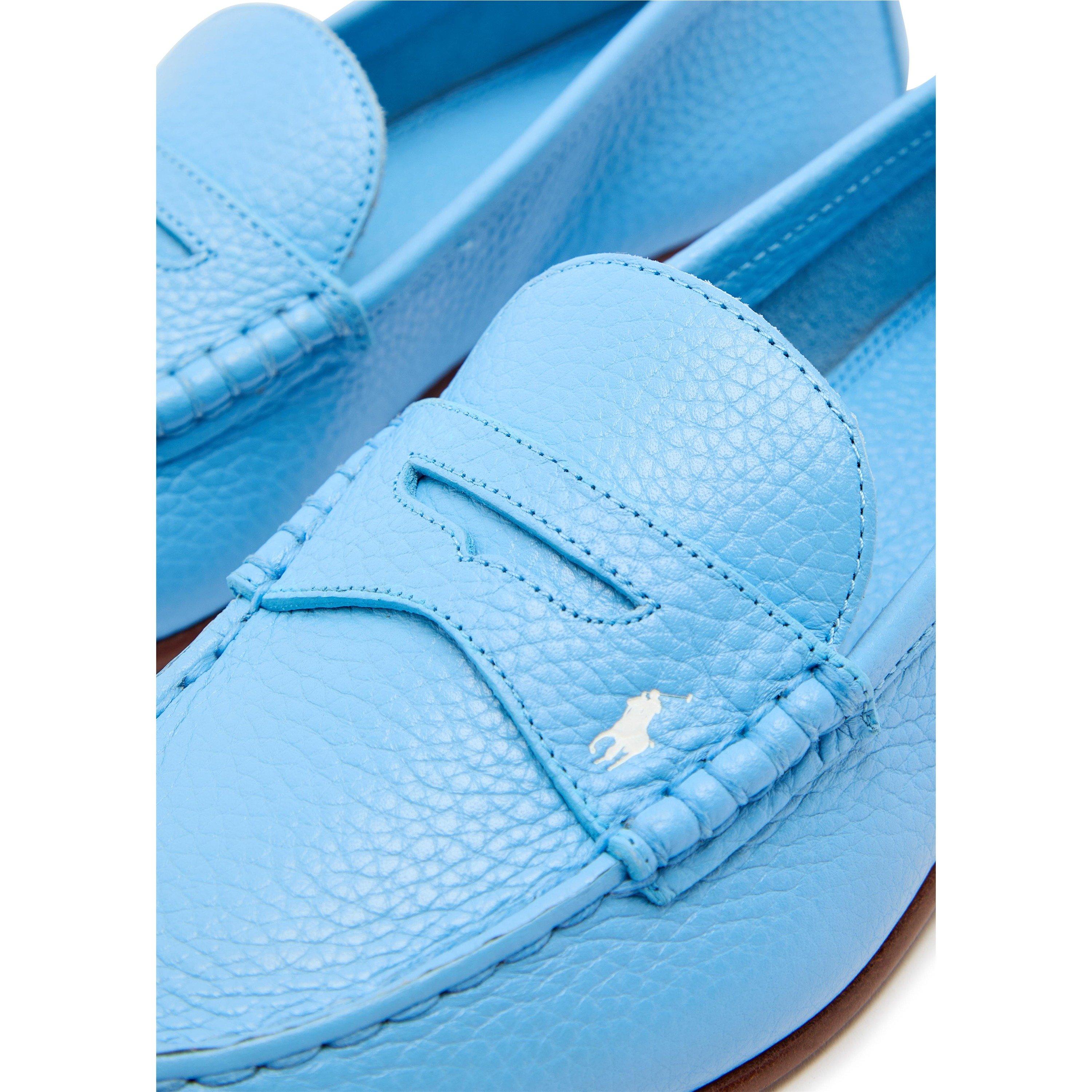 LIGHT BLUE - Polo Ralph Lauren - Women's Soft Loafer Leather - 4
