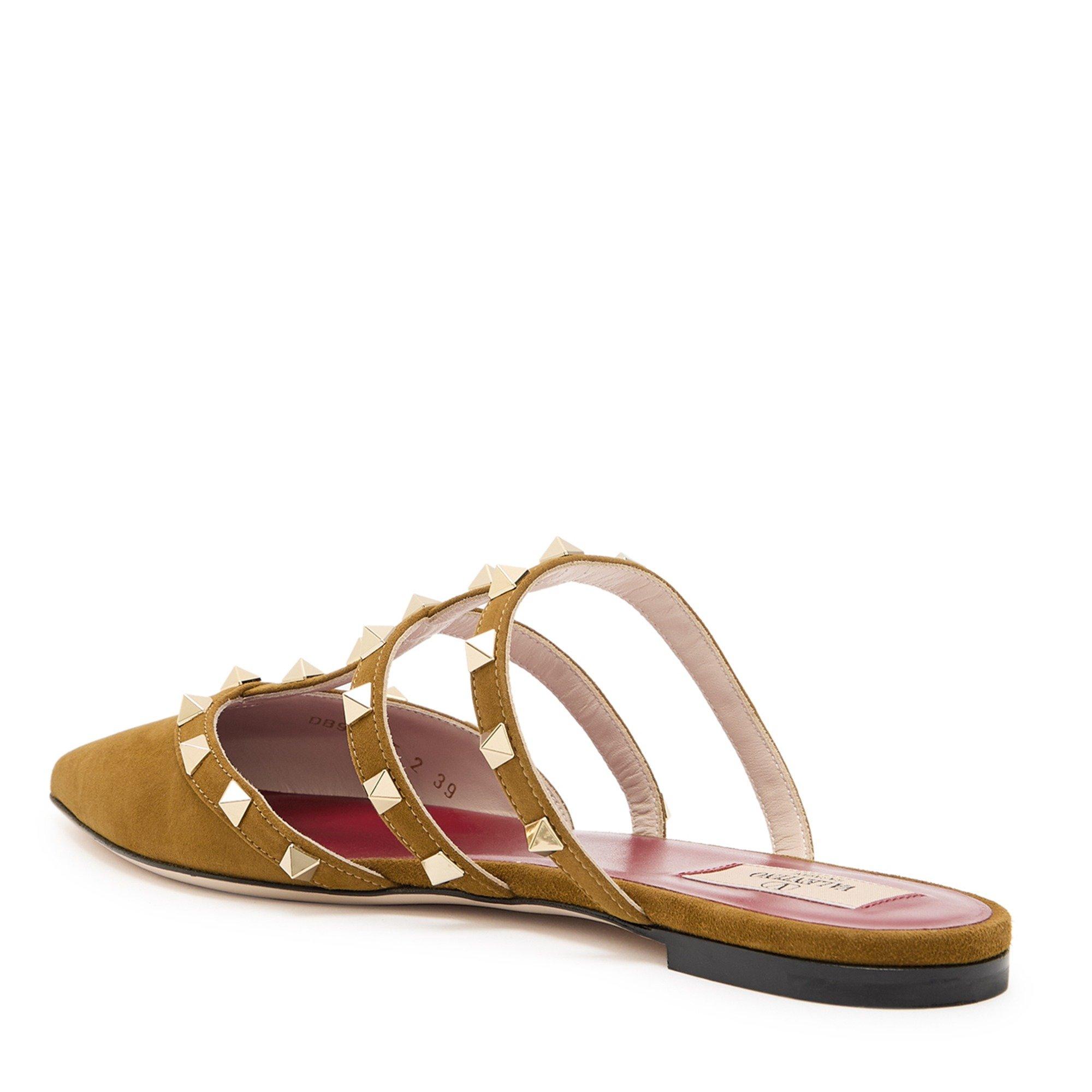 CAMEL - Valentino - MULE ROCKSTUD T. 05 CAMOSCIO/P - 2