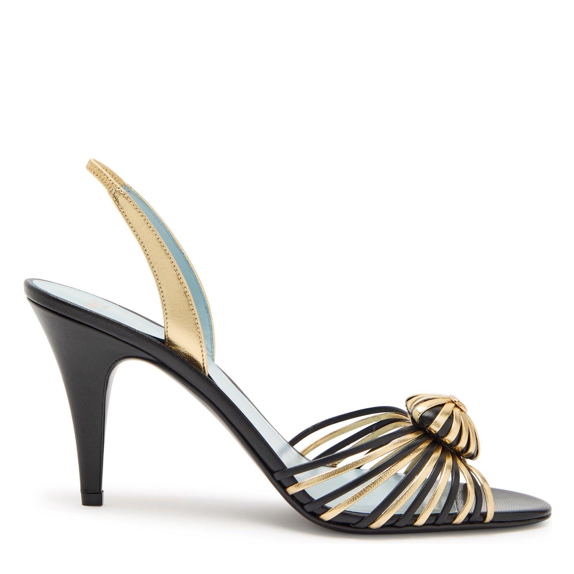 BLACK OTHER - Valentino - SANDAL COEUR ROYAL T. 85 NAPPA - 1