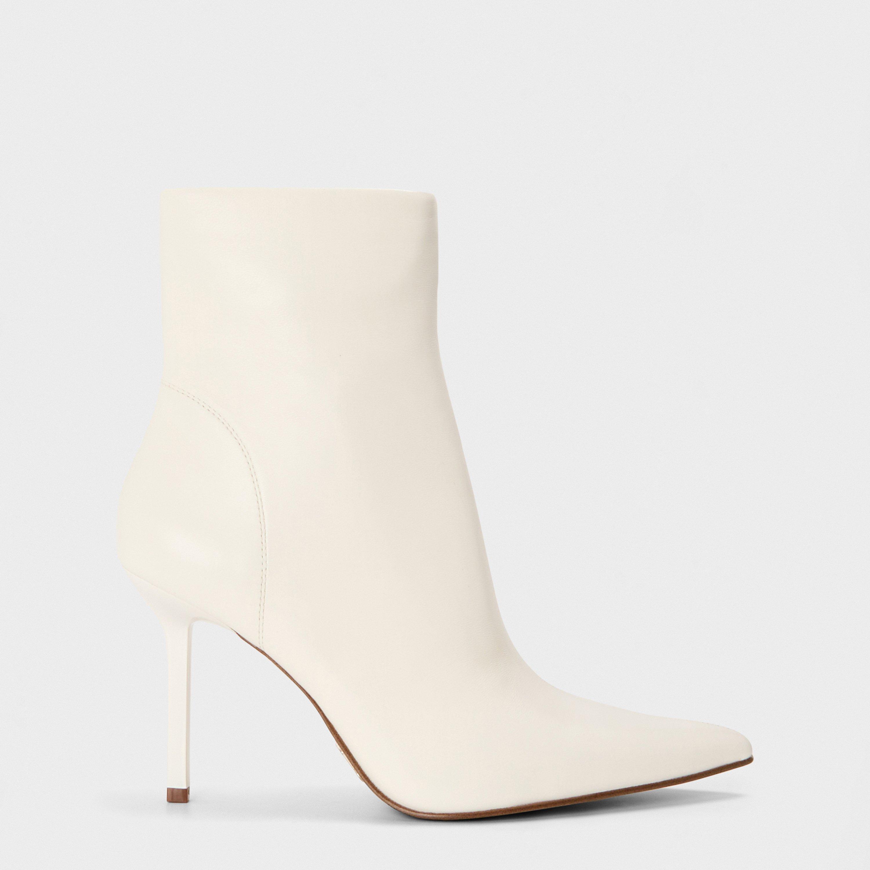 Steve Madden Women's Lyanna Ankle Heeled Boots - Coconut Milk - 4 (37)